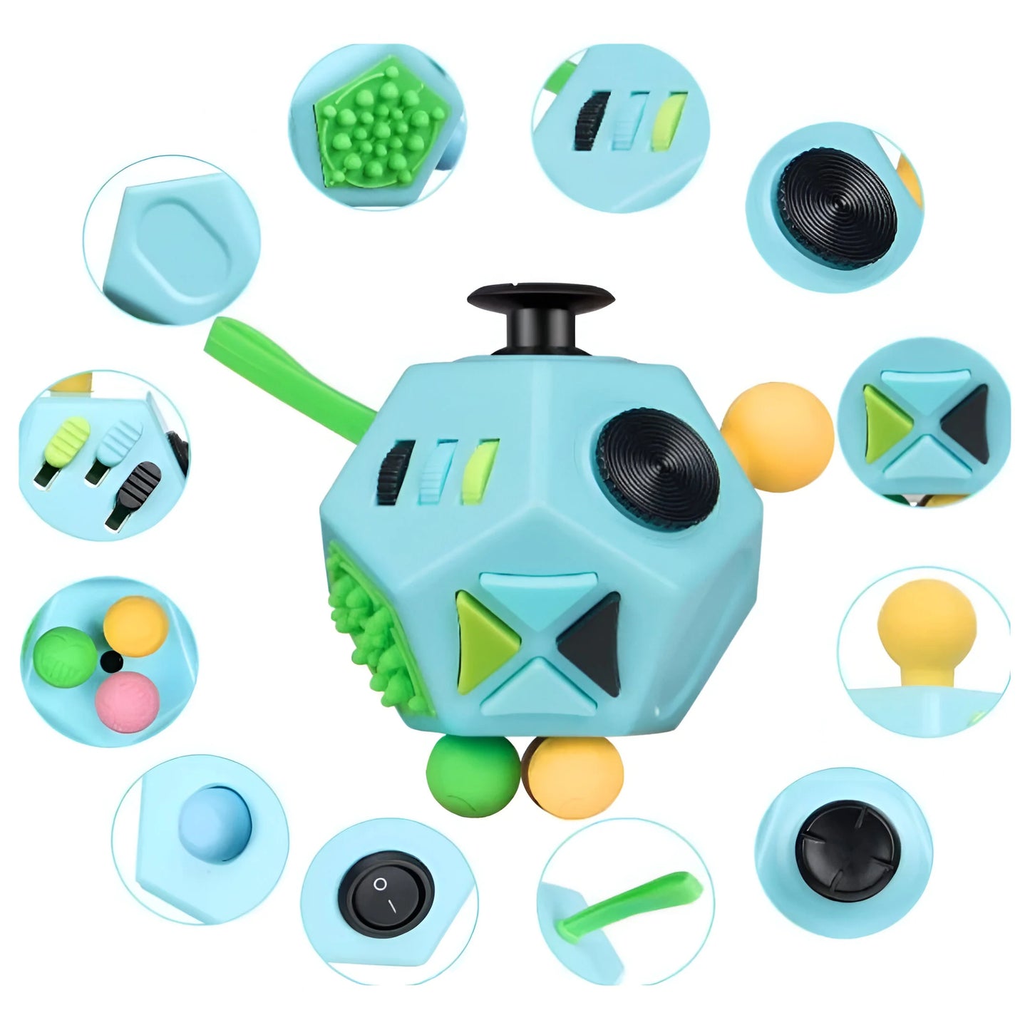 Anti-Stress Würfel für Kinder