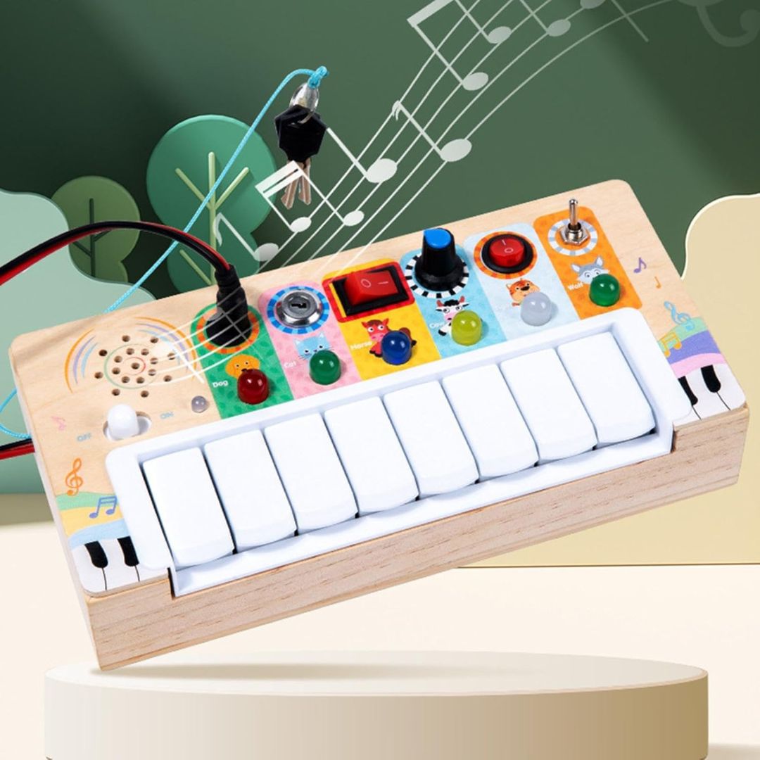 Montessori Lern Klavier aus Holz