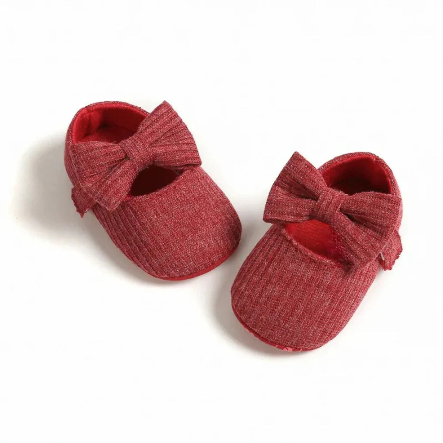 Baby Stoffschuhe mit Schleife