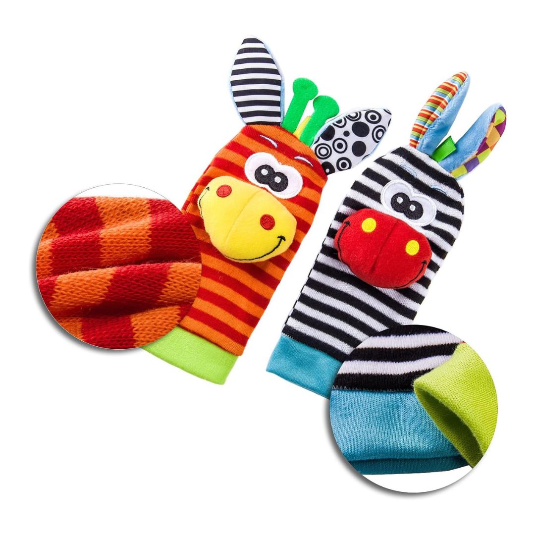 Sensorisches Baby Plüsch Set