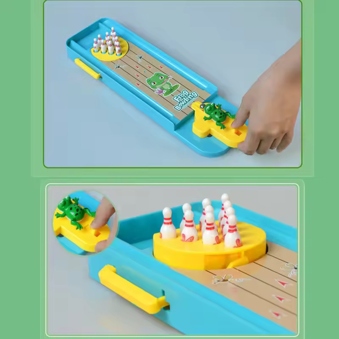 Mini Frosch Bowling