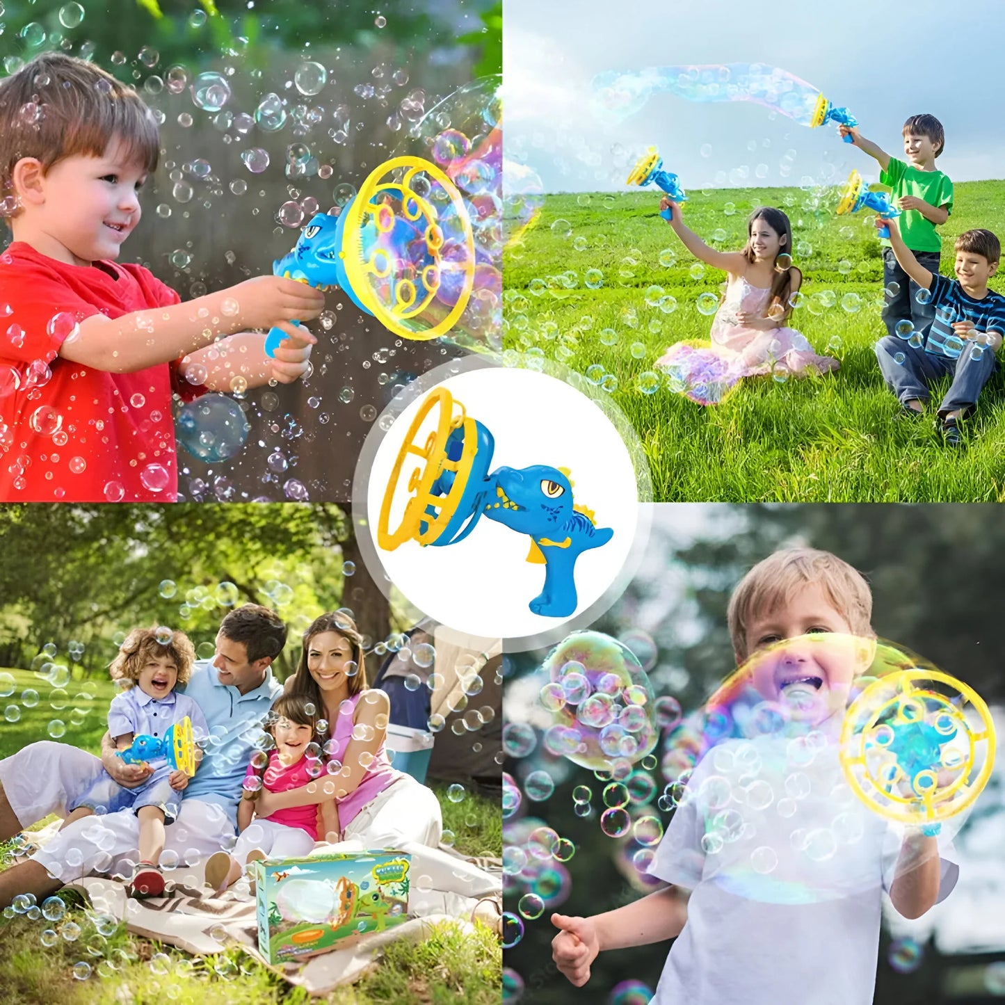 DinoBubbles – Magischer Seifenblasenspaß für Kinder