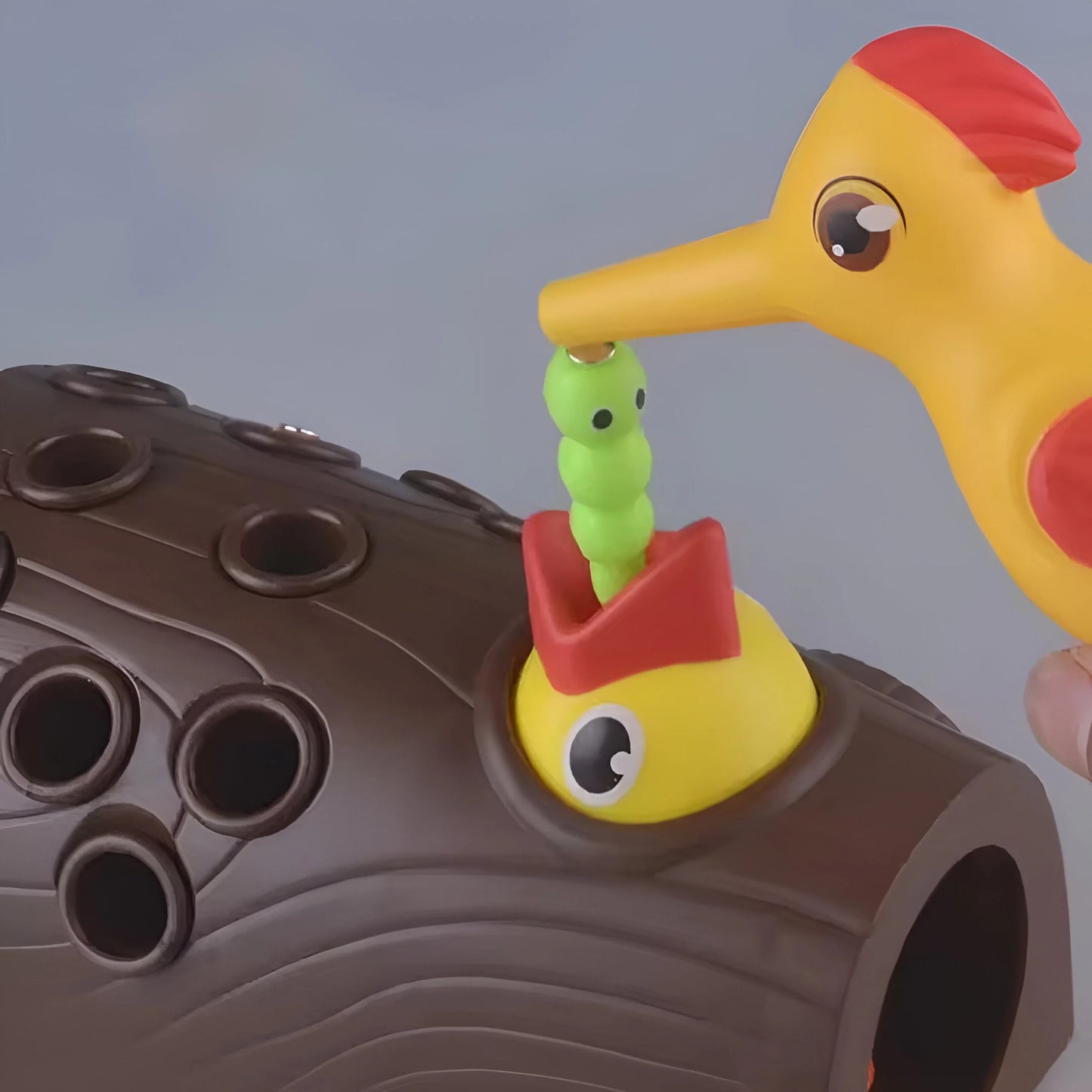 Magnetisches Specht Futterspiel
