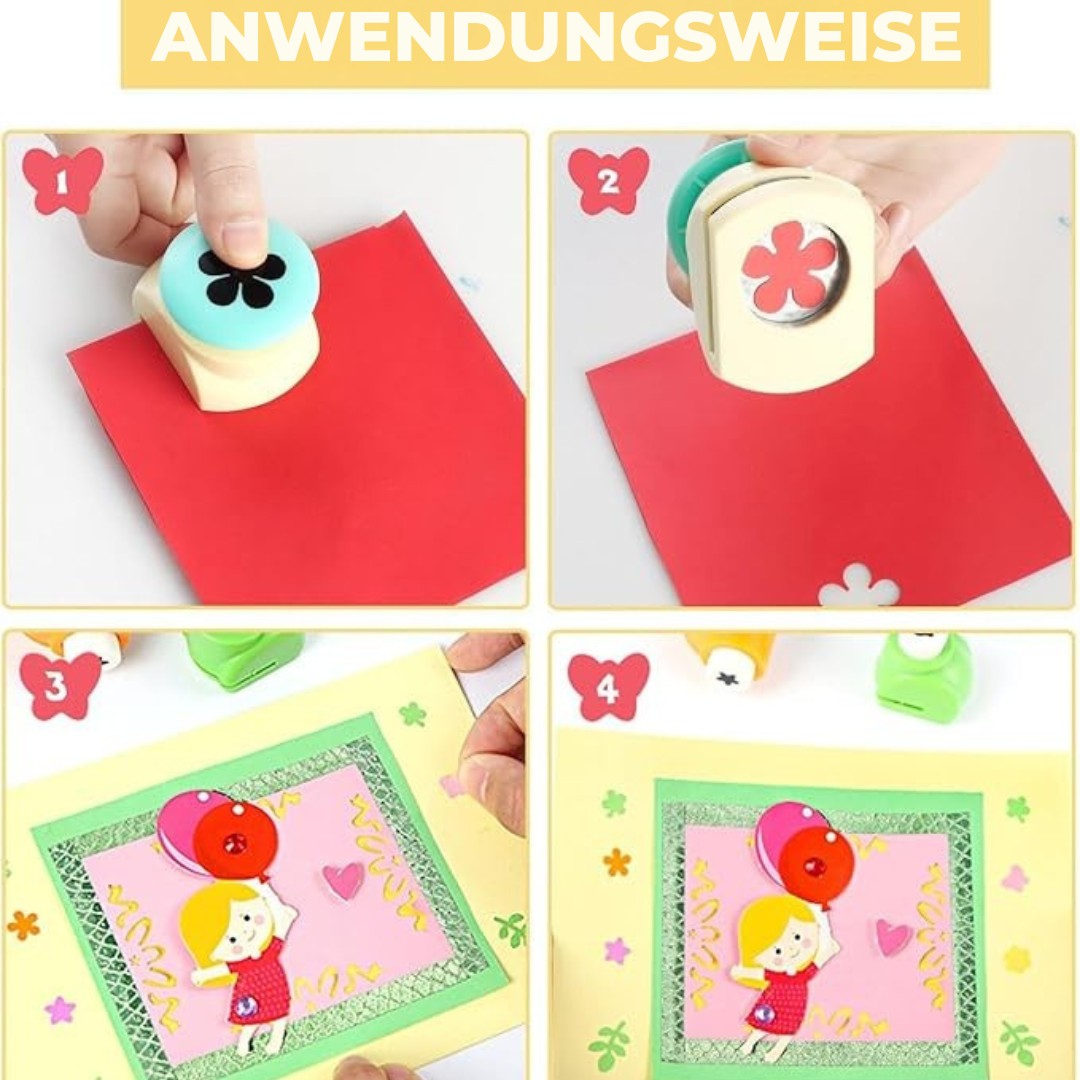 Sicheres Schneide und Stanzset für Kinder