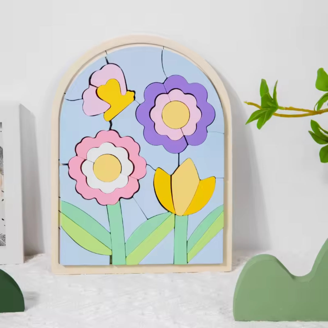 Bunte Regenbogen-Bausteine für Kinder