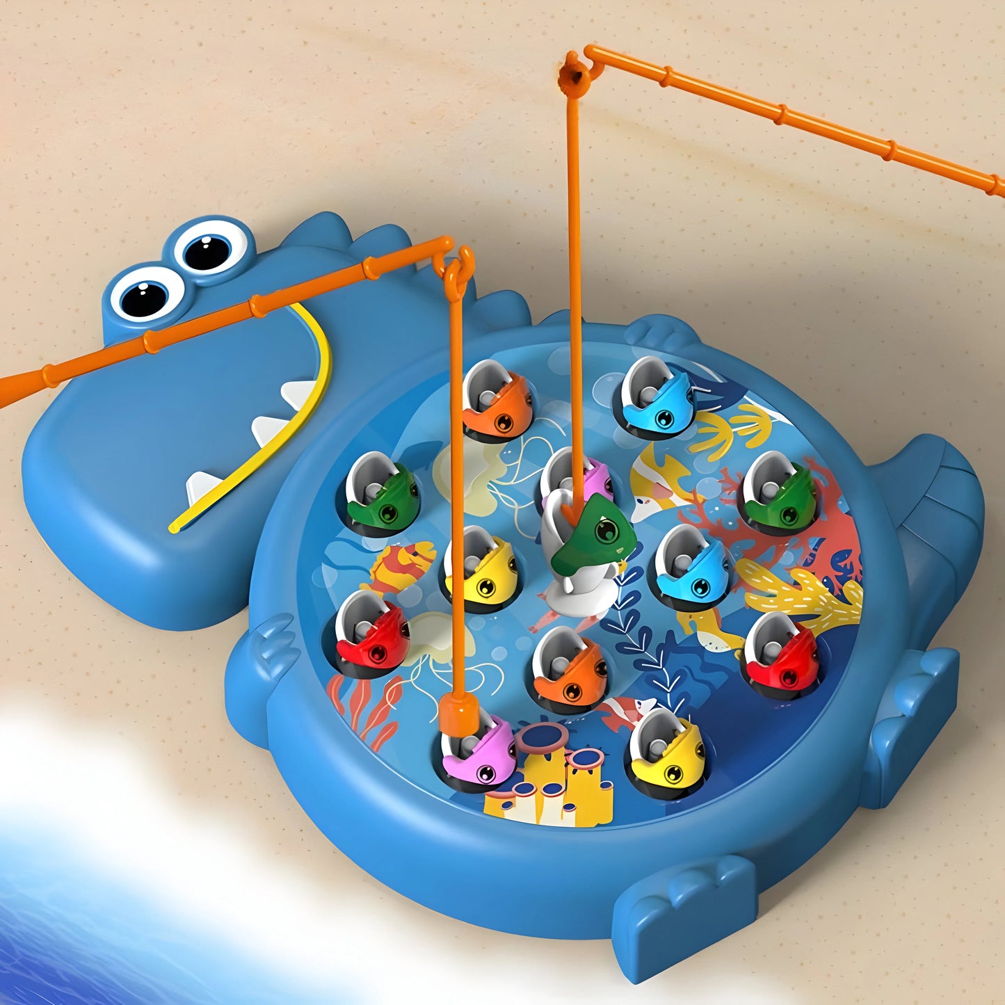 DinoCatch - Montessori Spiel für kleine Angler