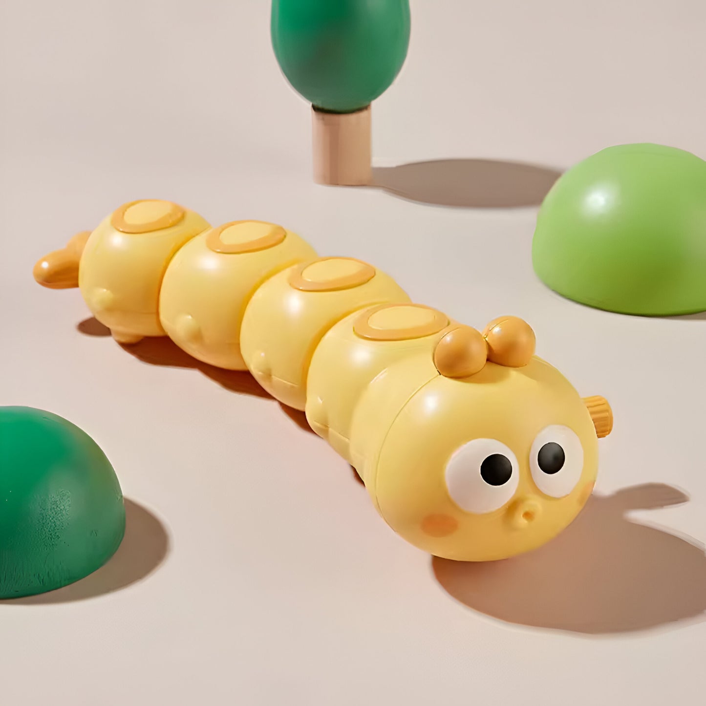 WackelWurm – Lustiges Aufziehspielzeug zum Krabbeln & Staunen
