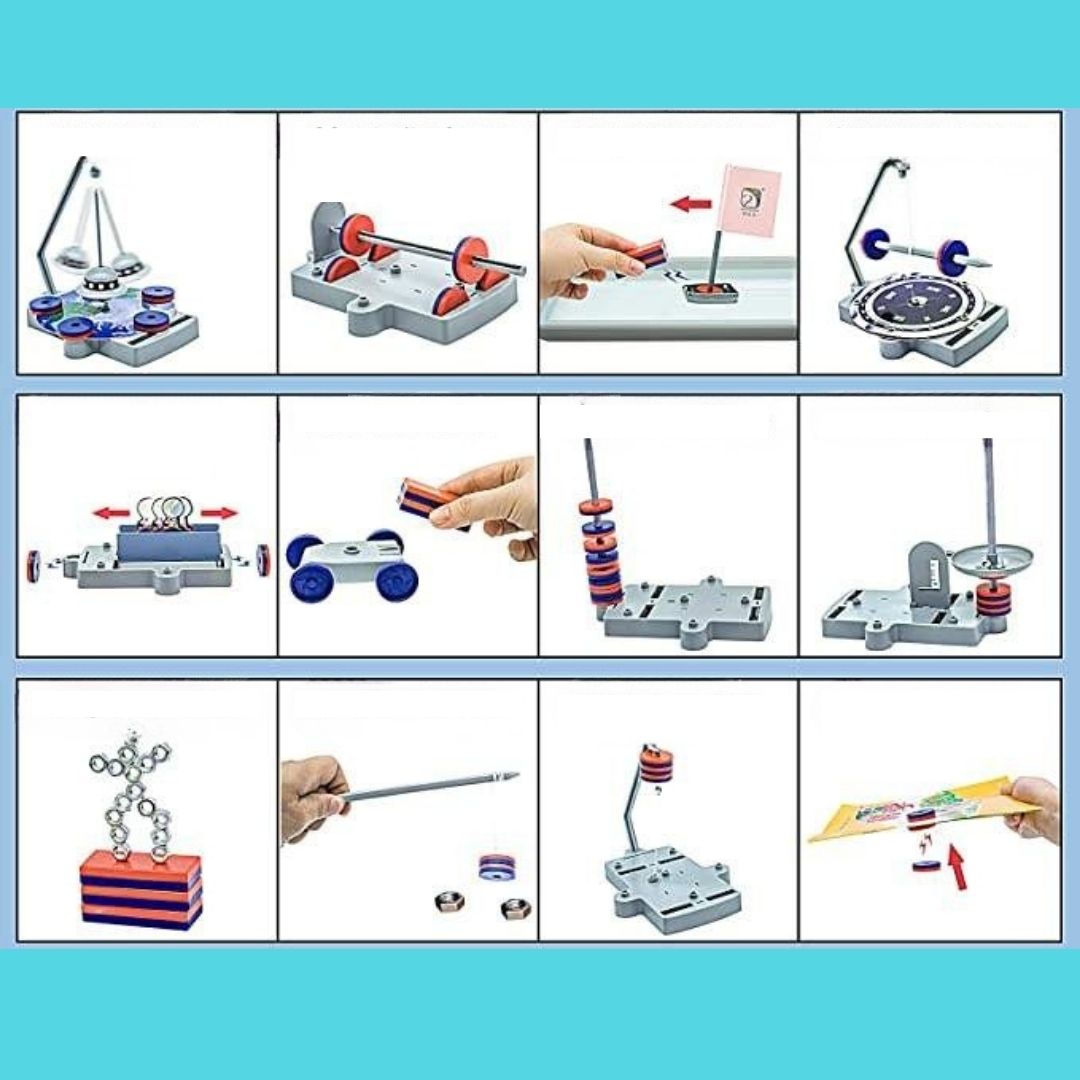 MagnetLabor - 12-in-1 Magnet-Experimentierset