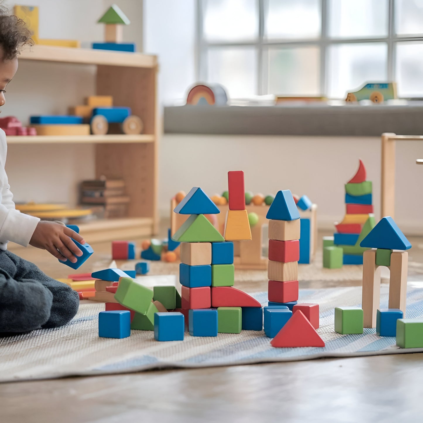CityBlox - Montessori Farb-Bausteine