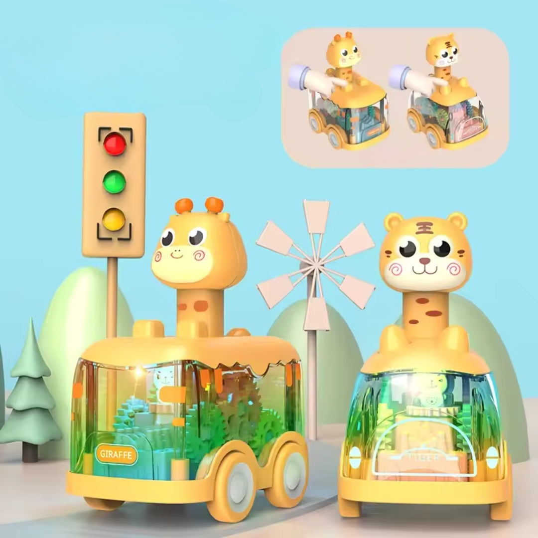 Transparentes Zahnrad Auto für Kinder