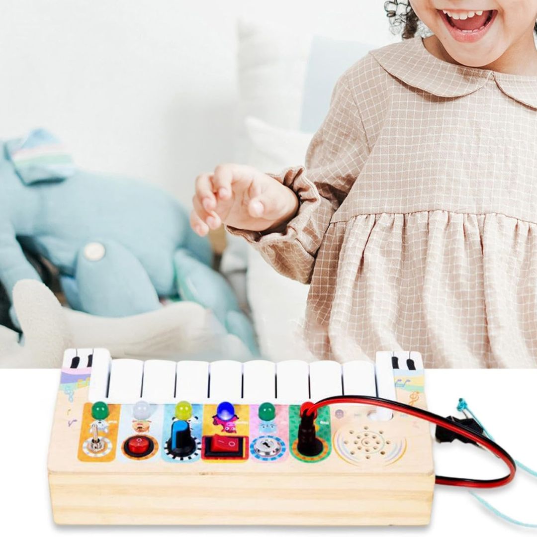 Montessori Lern Klavier aus Holz