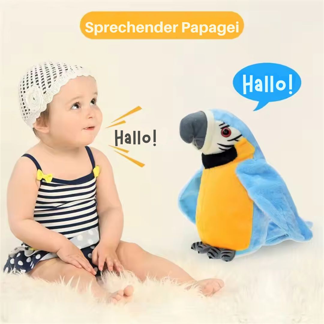 PlapperPapagei – Spielzeug mit Musik & Sprechfunktion