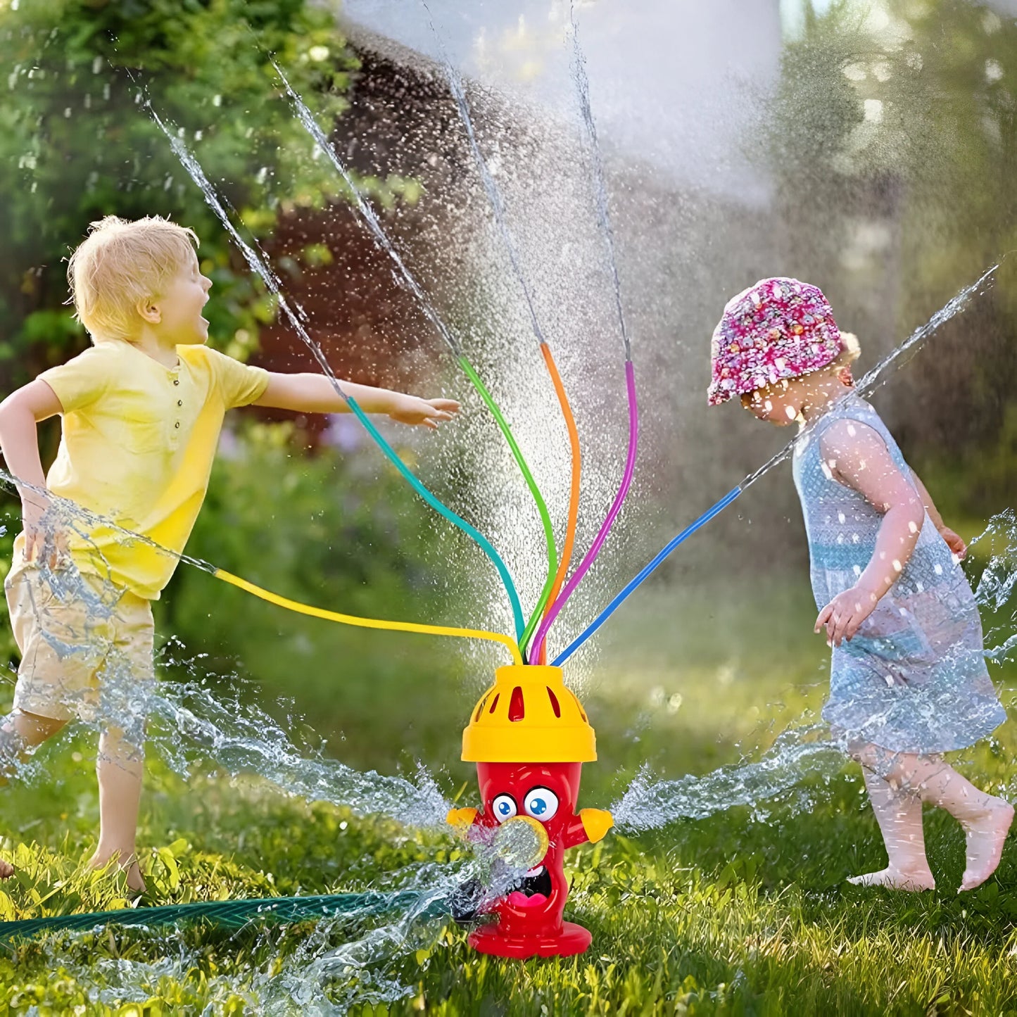 SprinklerSpaß - Der wassersprenkelnde Hydrant für Kinder