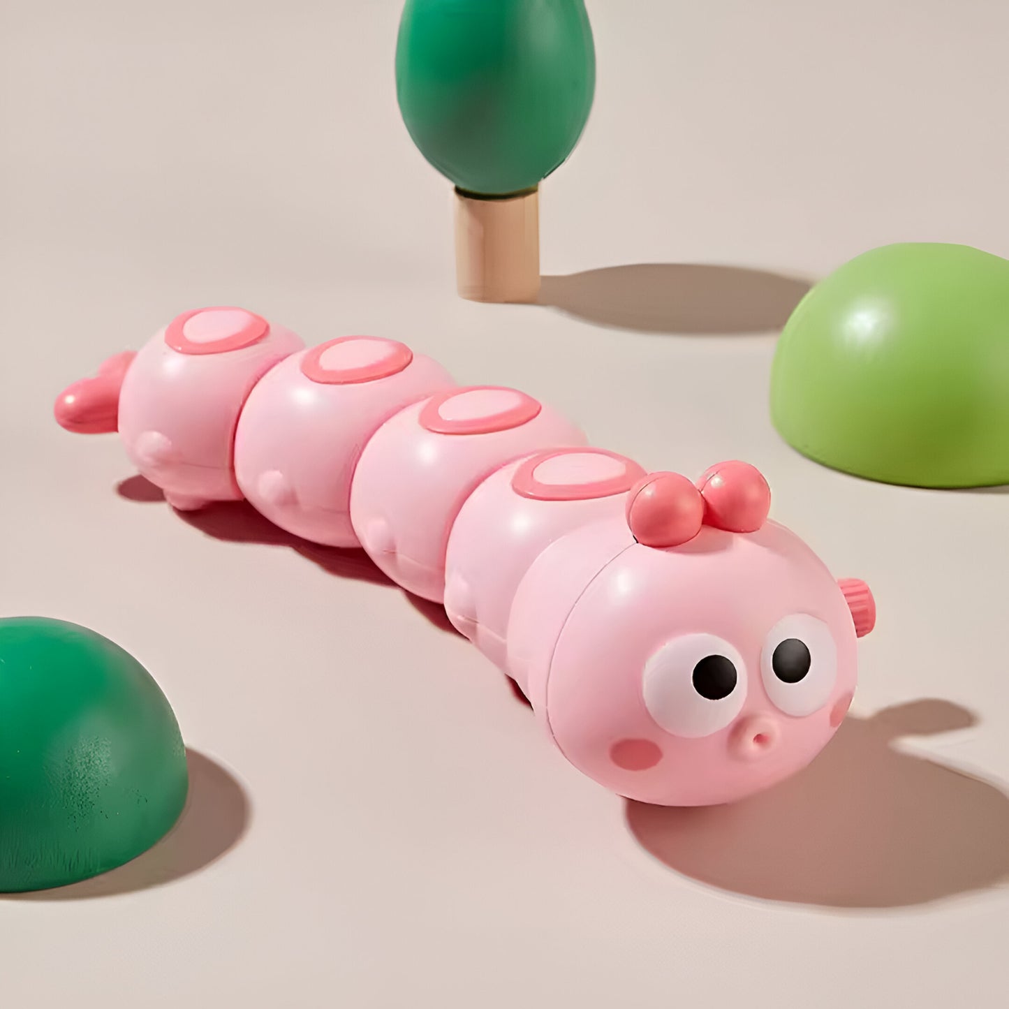 WackelWurm – Lustiges Aufziehspielzeug zum Krabbeln & Staunen
