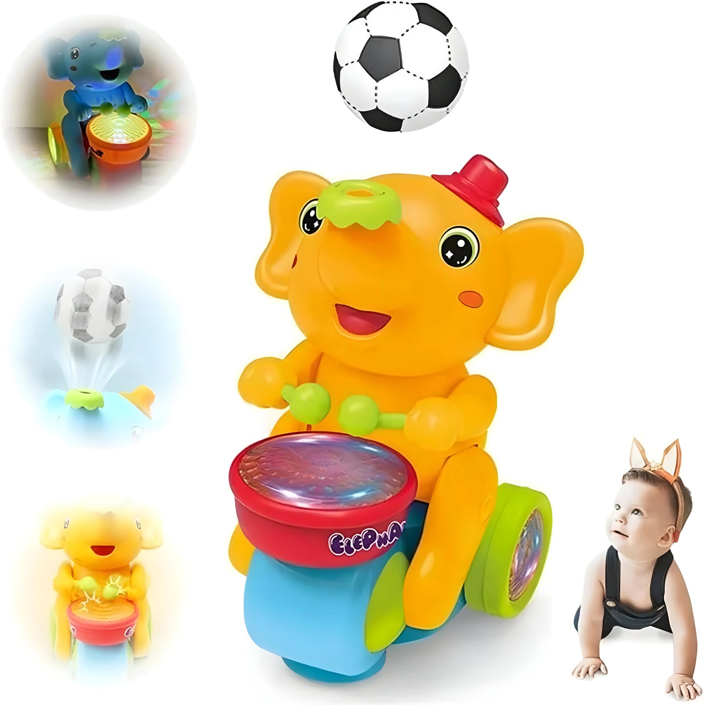 Trommel Elefanten Spielzeug
