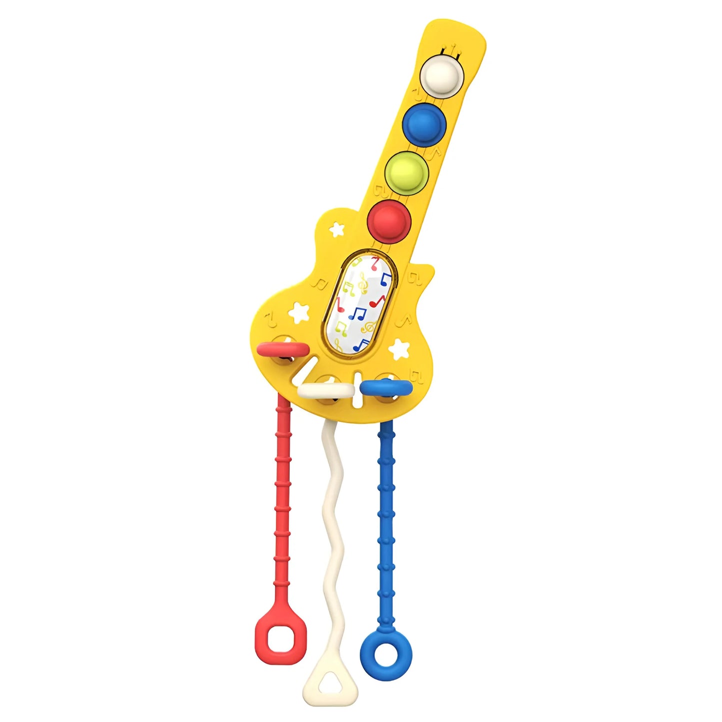 GitarrenFun - Montessori Silikon Ziehspielzeug