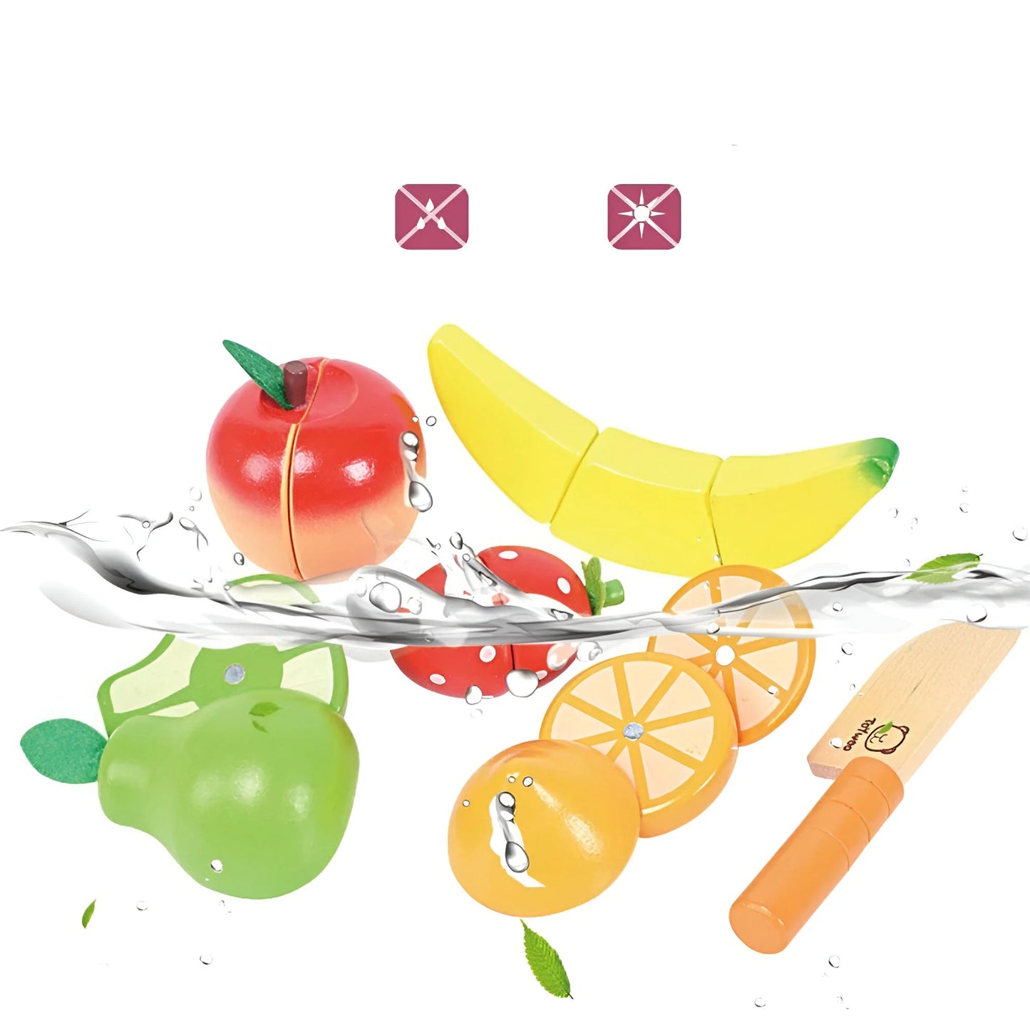 Slice & Learn - Montessori-Holzspielzeug
