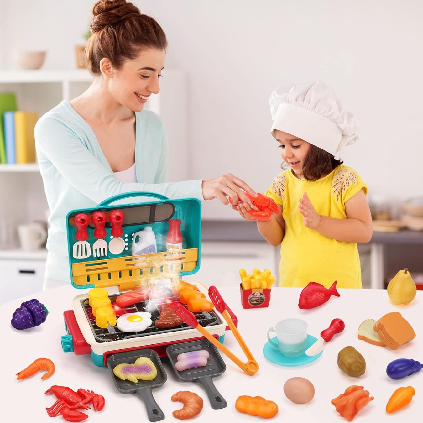 Kinder BBQ Grill mit Rauch Funktion