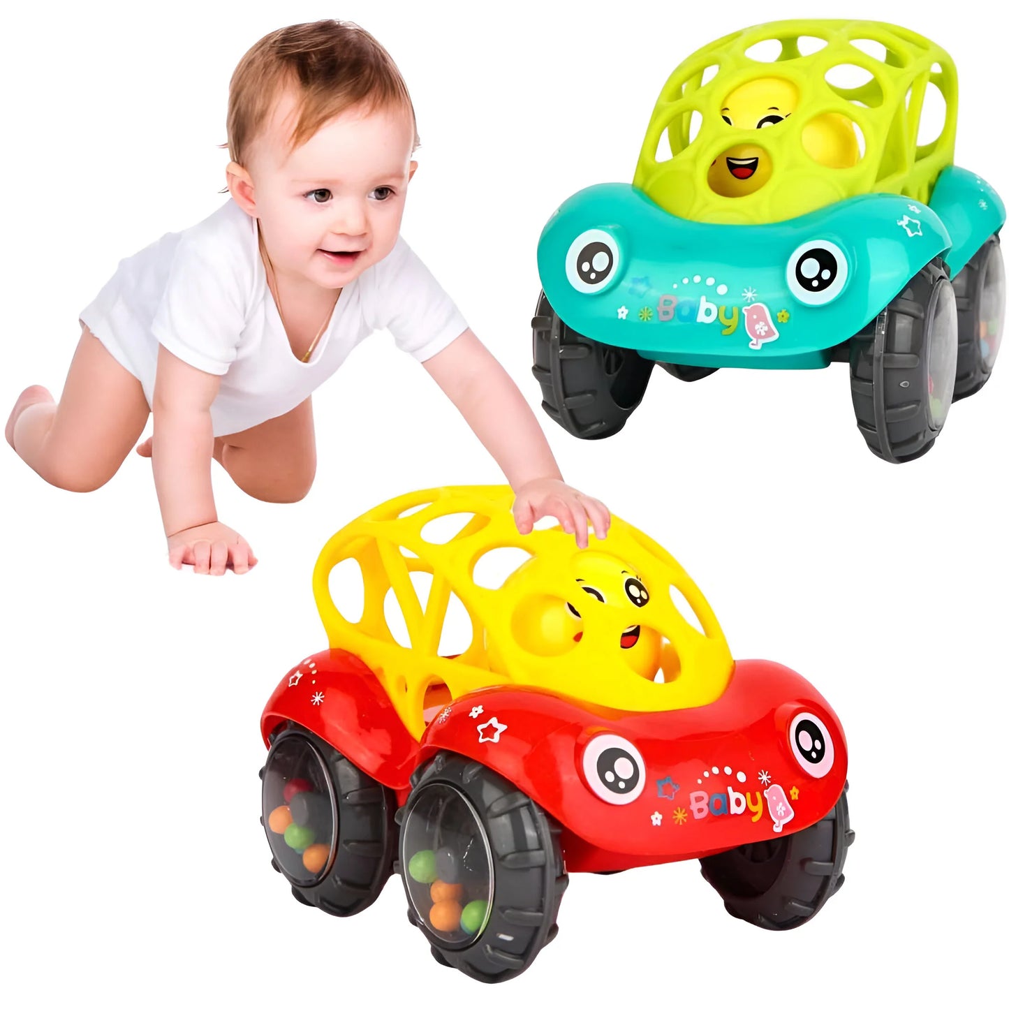 BabyRacer – Rasselndes Spielauto für kleine Entdecker