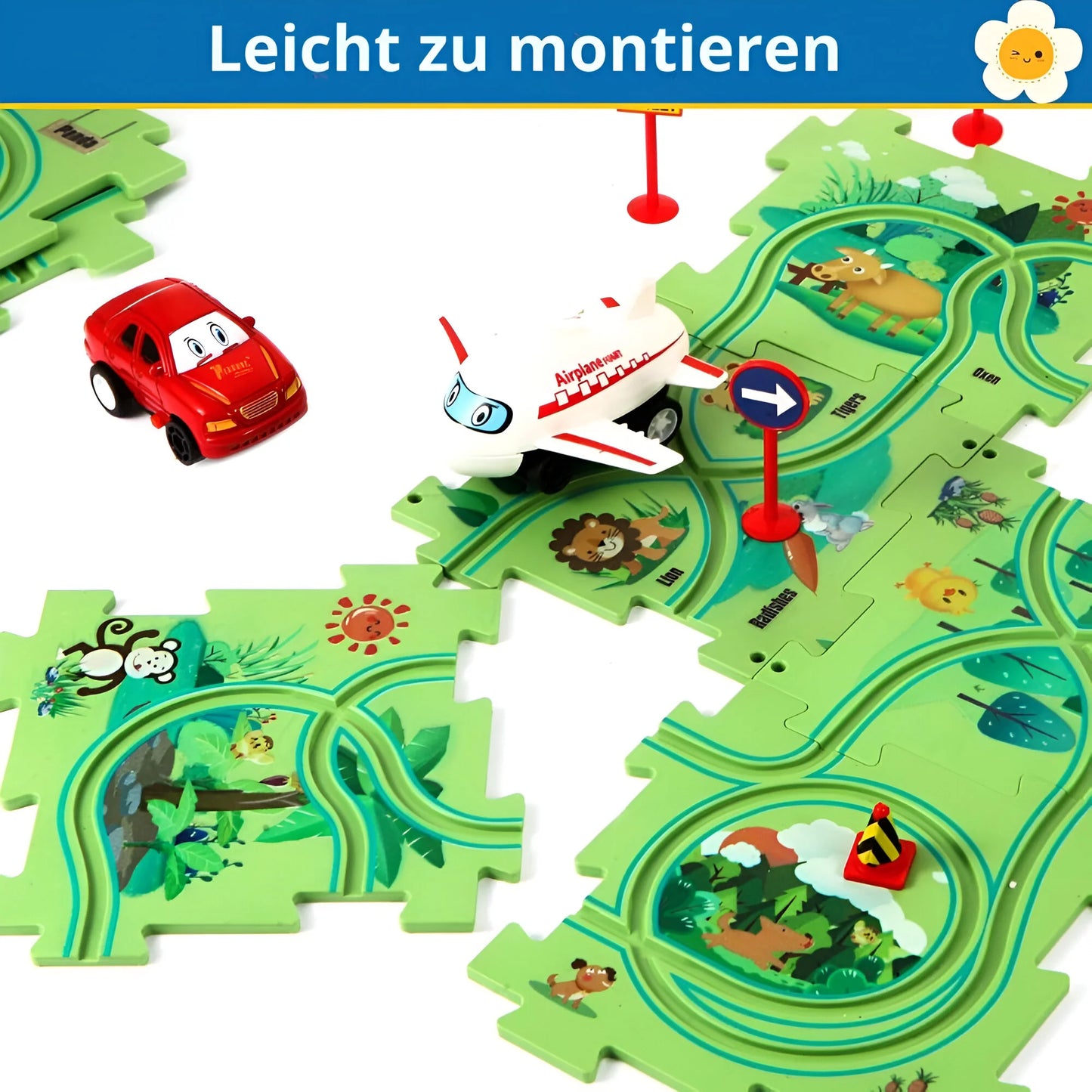 PuzzleRace - Rennbahn für Kinder