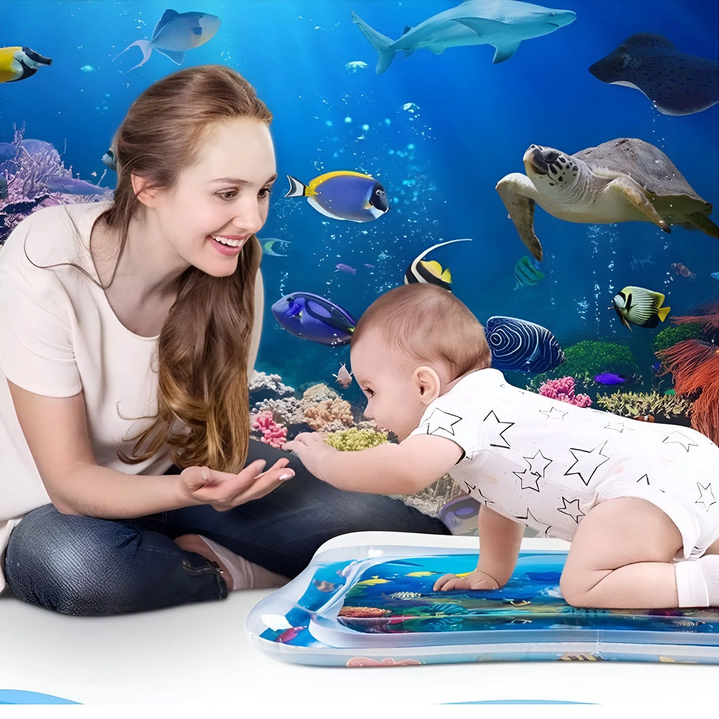 Wassermatte für die Bauchzeit