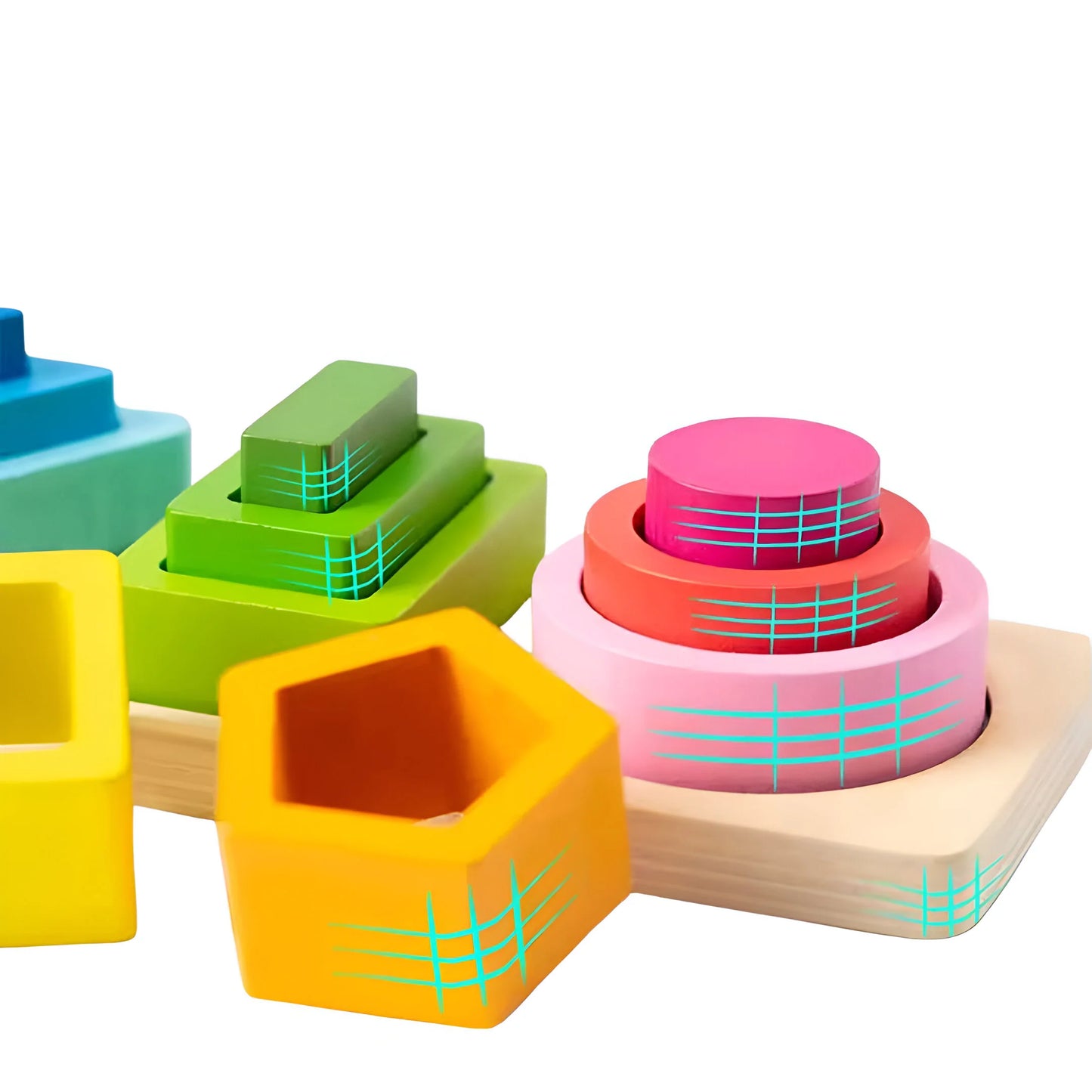SensoryBlocks - Montessori Holz Spielzeug
