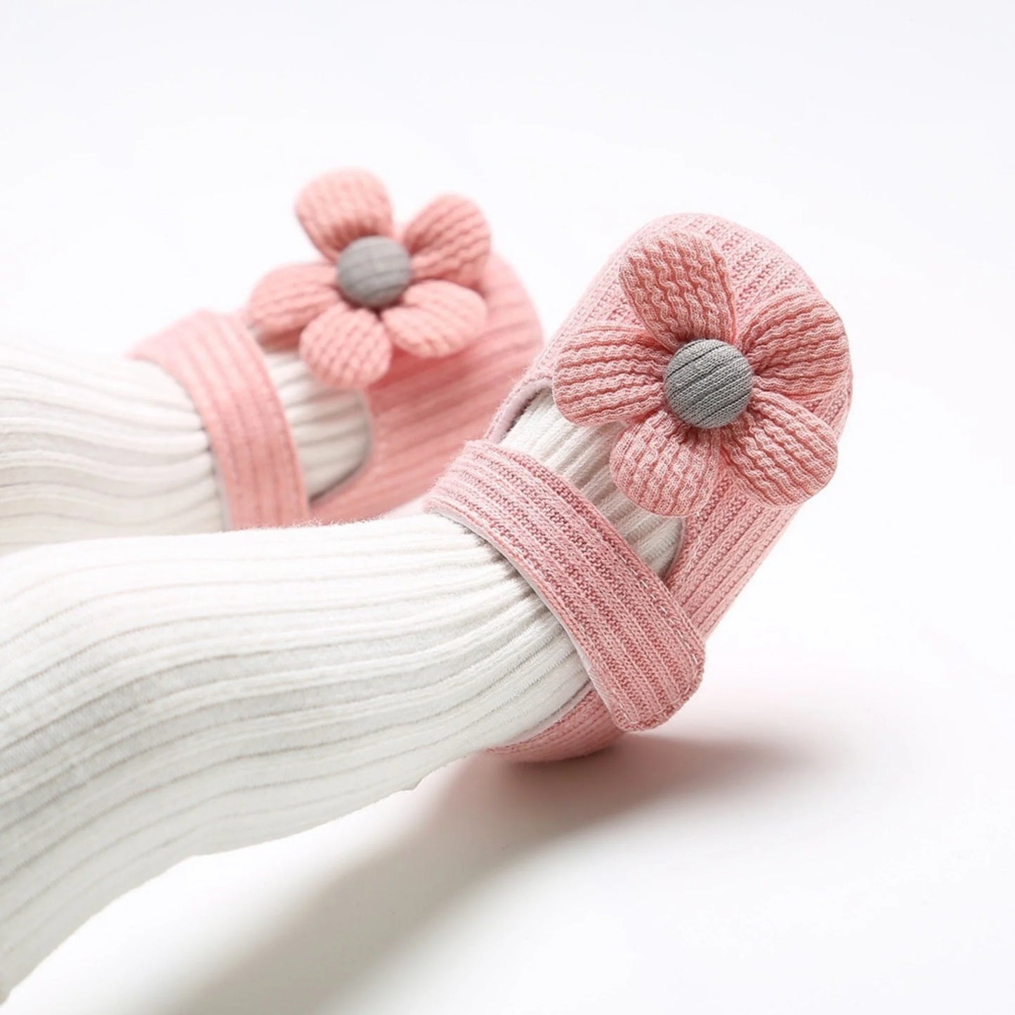 Baby Stoffschuhe mit Schleife