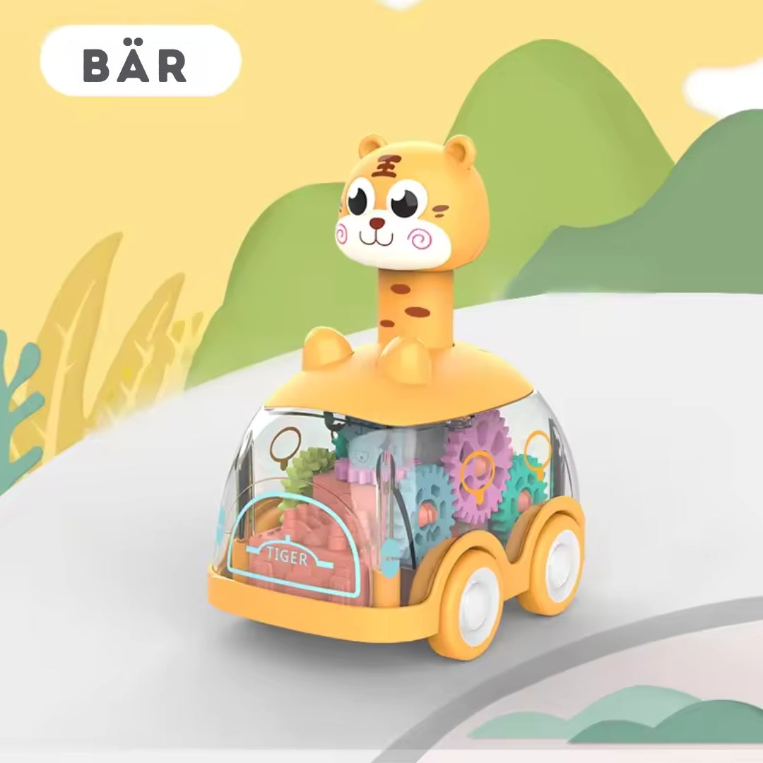 Transparentes Zahnrad Auto für Kinder