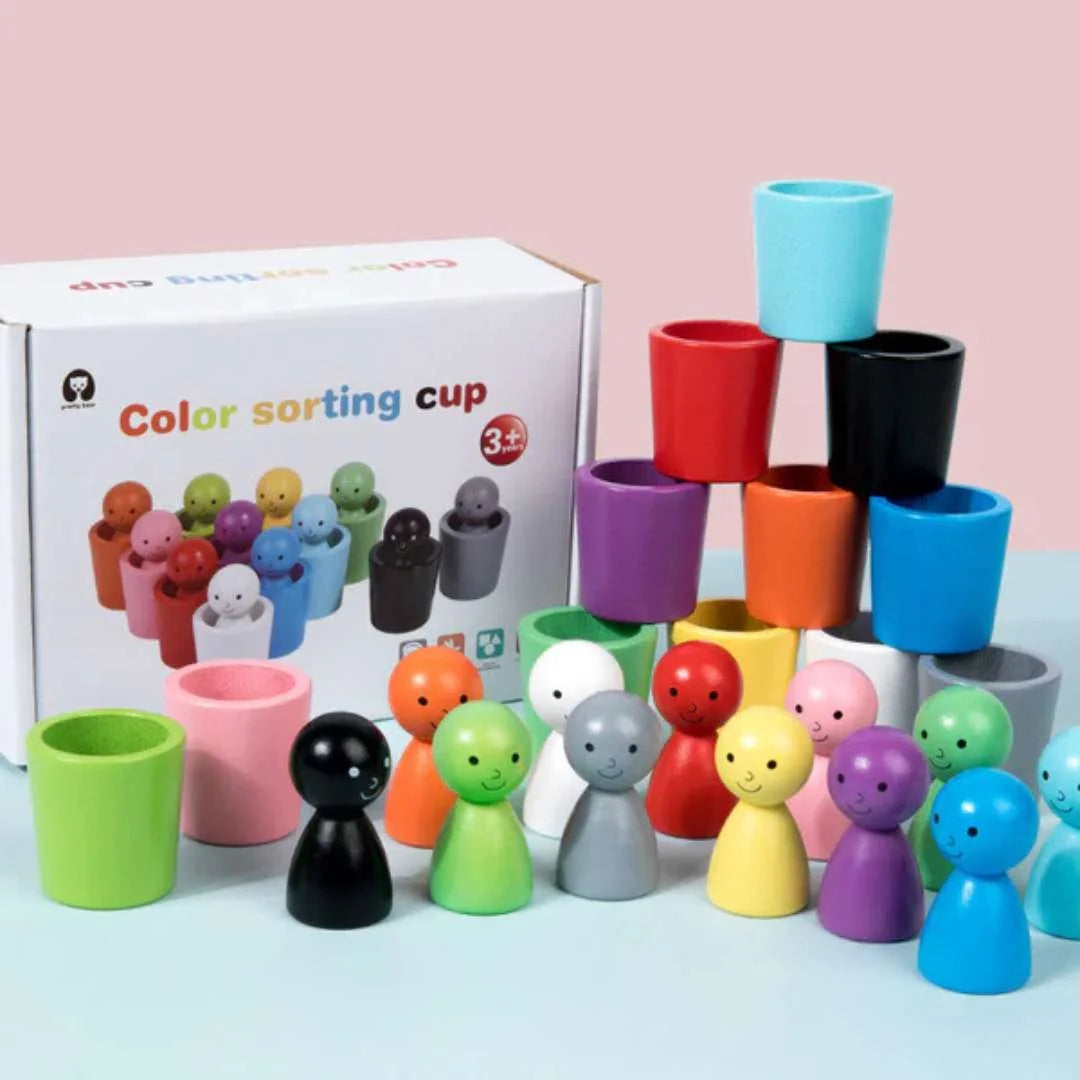 Montessori Holz Sortierspiel