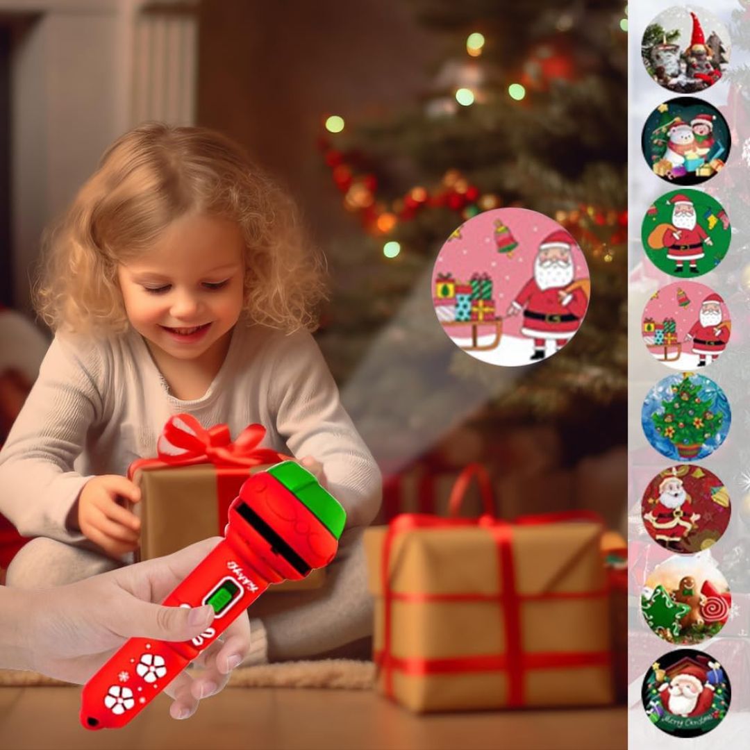 XmasLight – Projektions-Taschenlampe mit 24 Motiven
