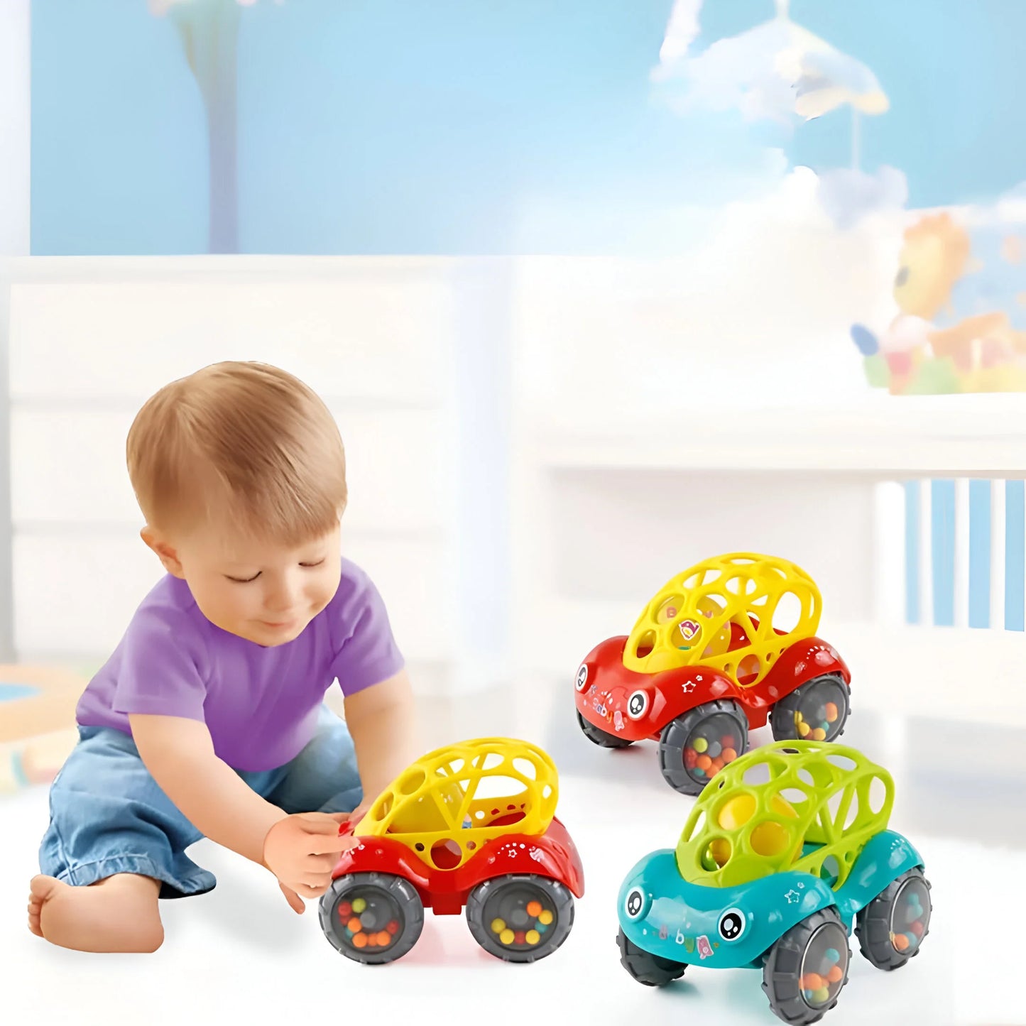 BabyRacer – Rasselndes Spielauto für kleine Entdecker
