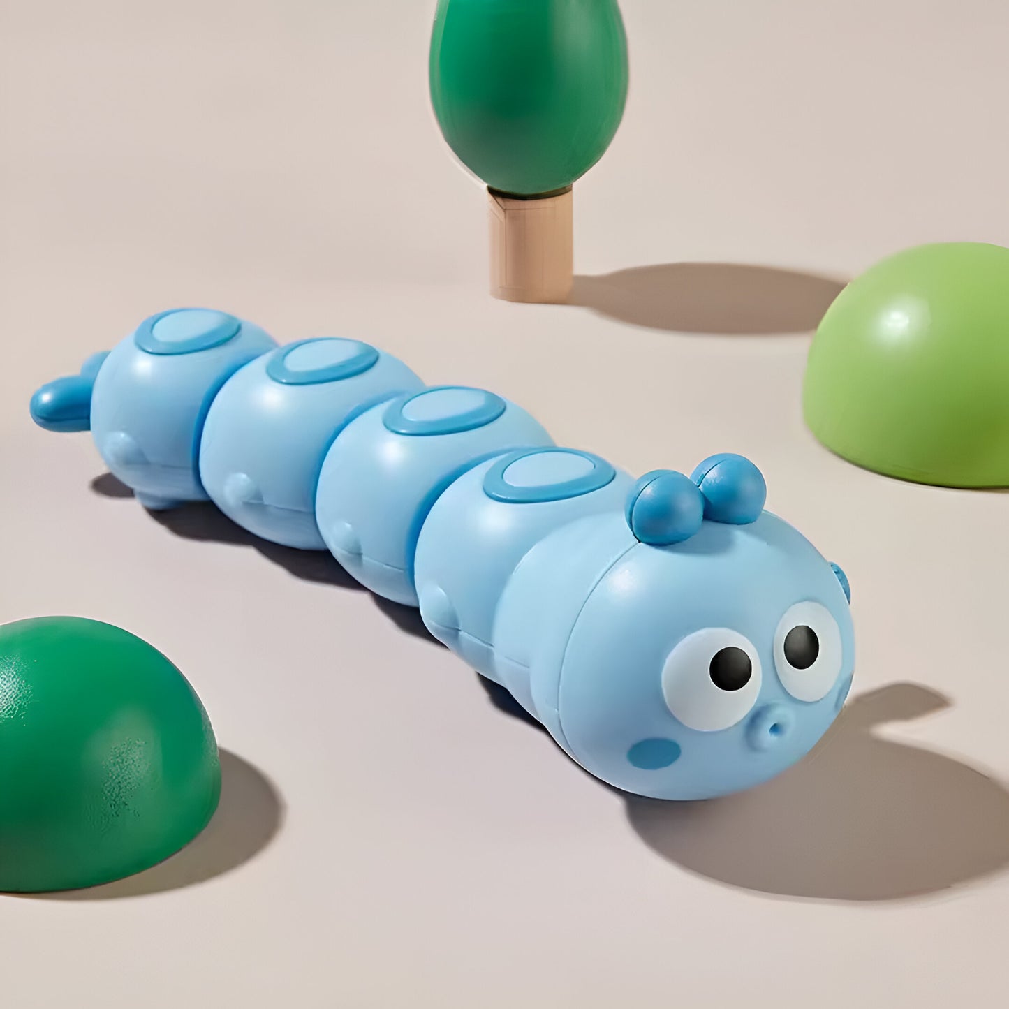 WackelWurm – Lustiges Aufziehspielzeug zum Krabbeln & Staunen