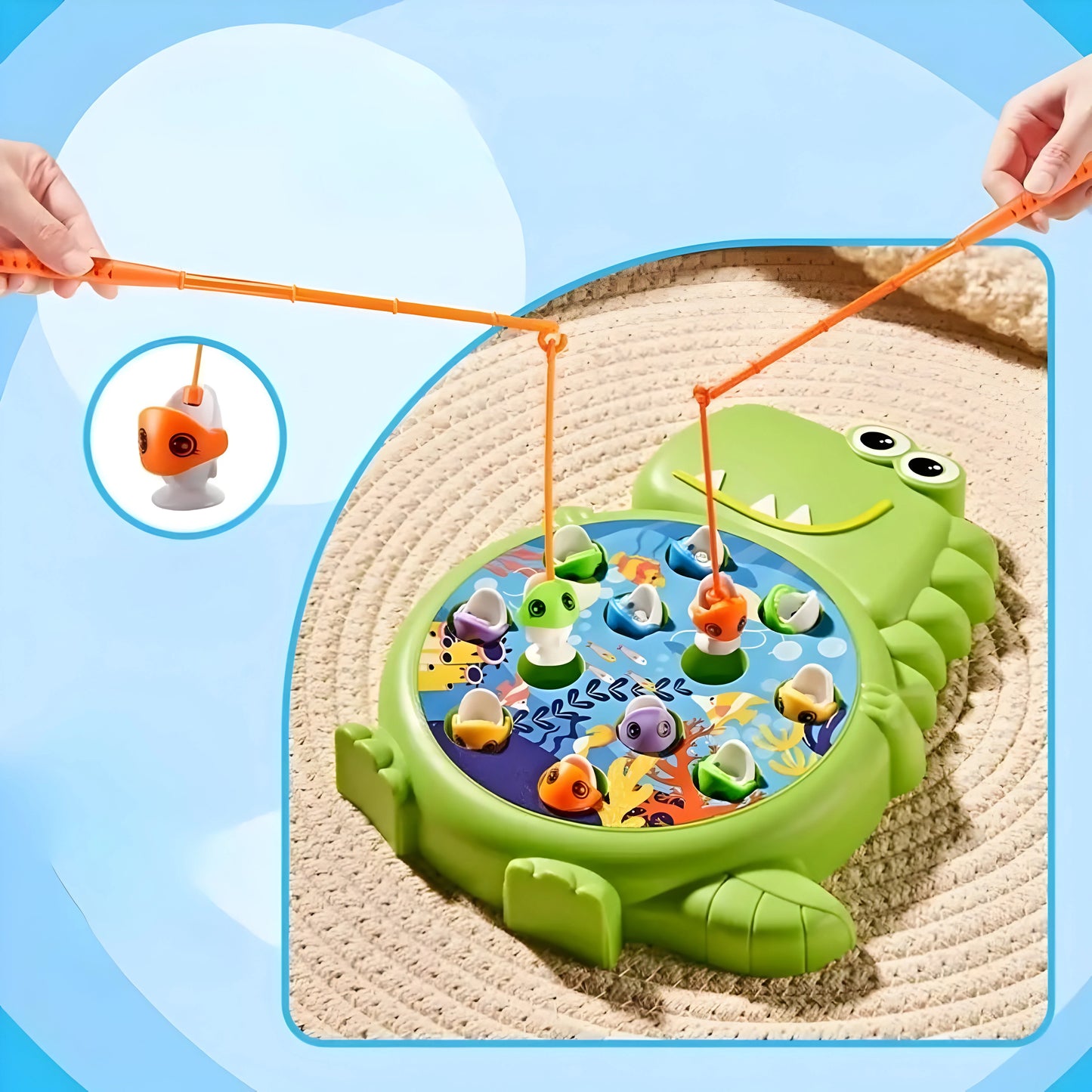 DinoCatch - Montessori Spiel für kleine Angler