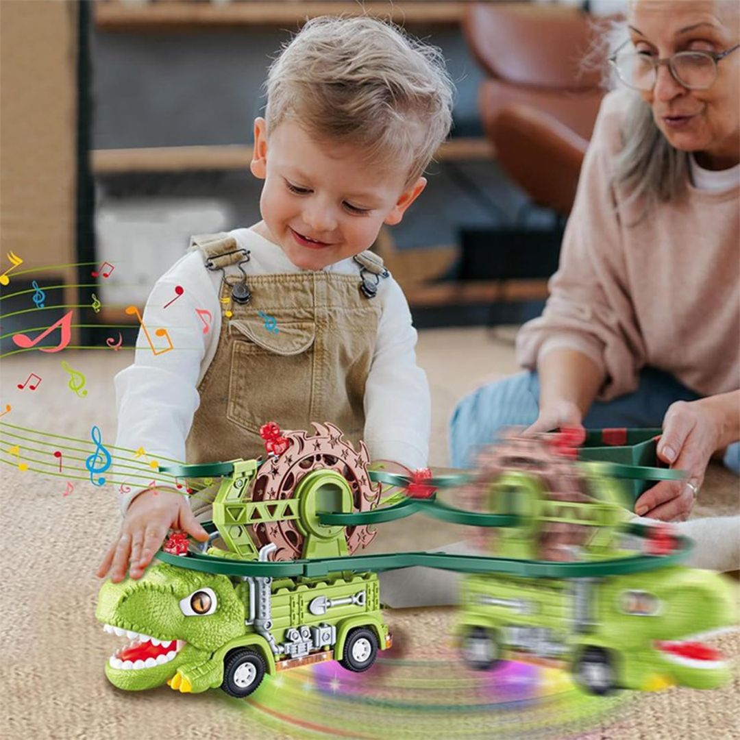 DinoTruck – Abenteuer-Rutschbahn im Transporter