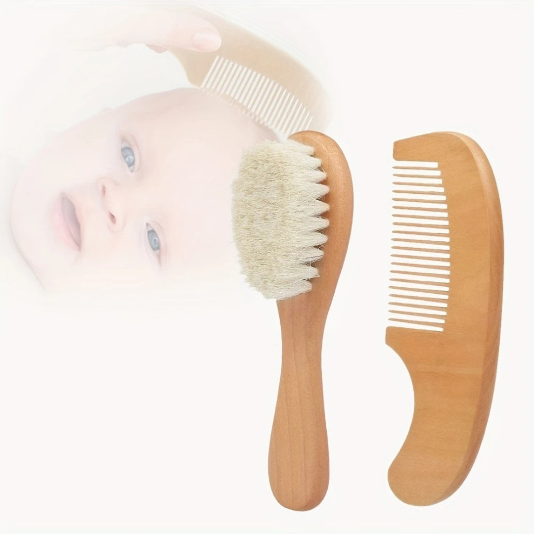 Baby Kamm und Bürsten Set aus Holz
