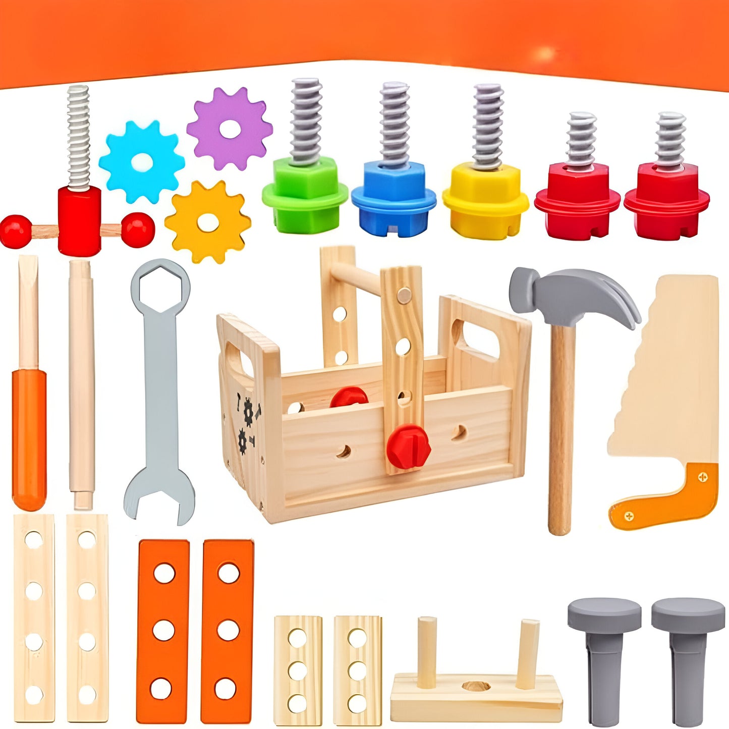 Tischler-Werkzeugset für kleine Baumeister
