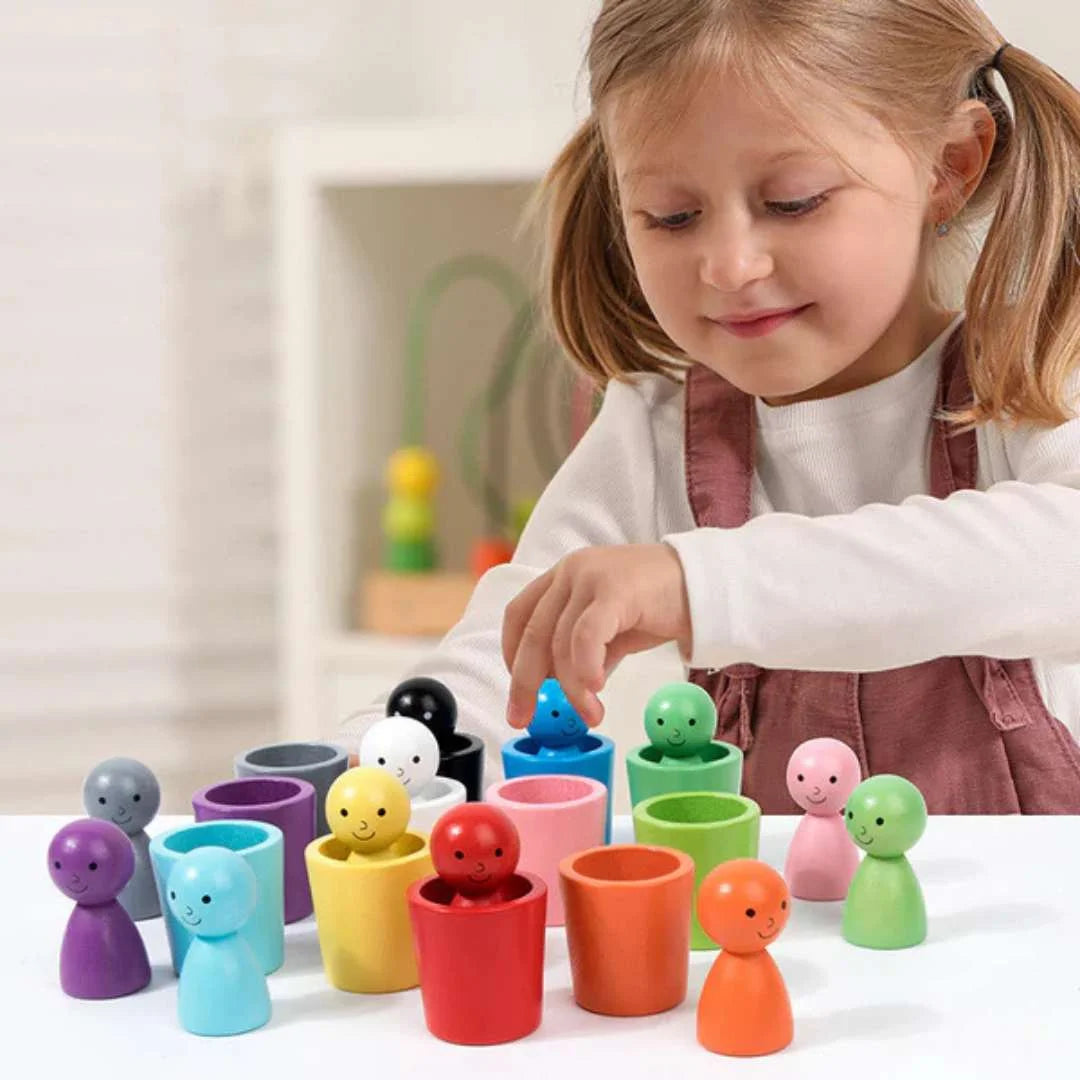 Montessori Holz Sortierspiel
