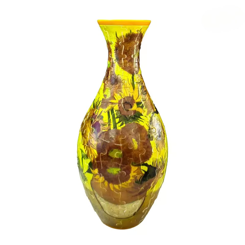 3D Puzzle Vase für echte Blumen