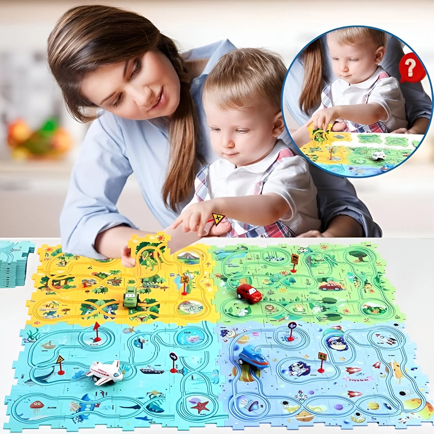 PuzzleRace - Rennbahn für Kinder