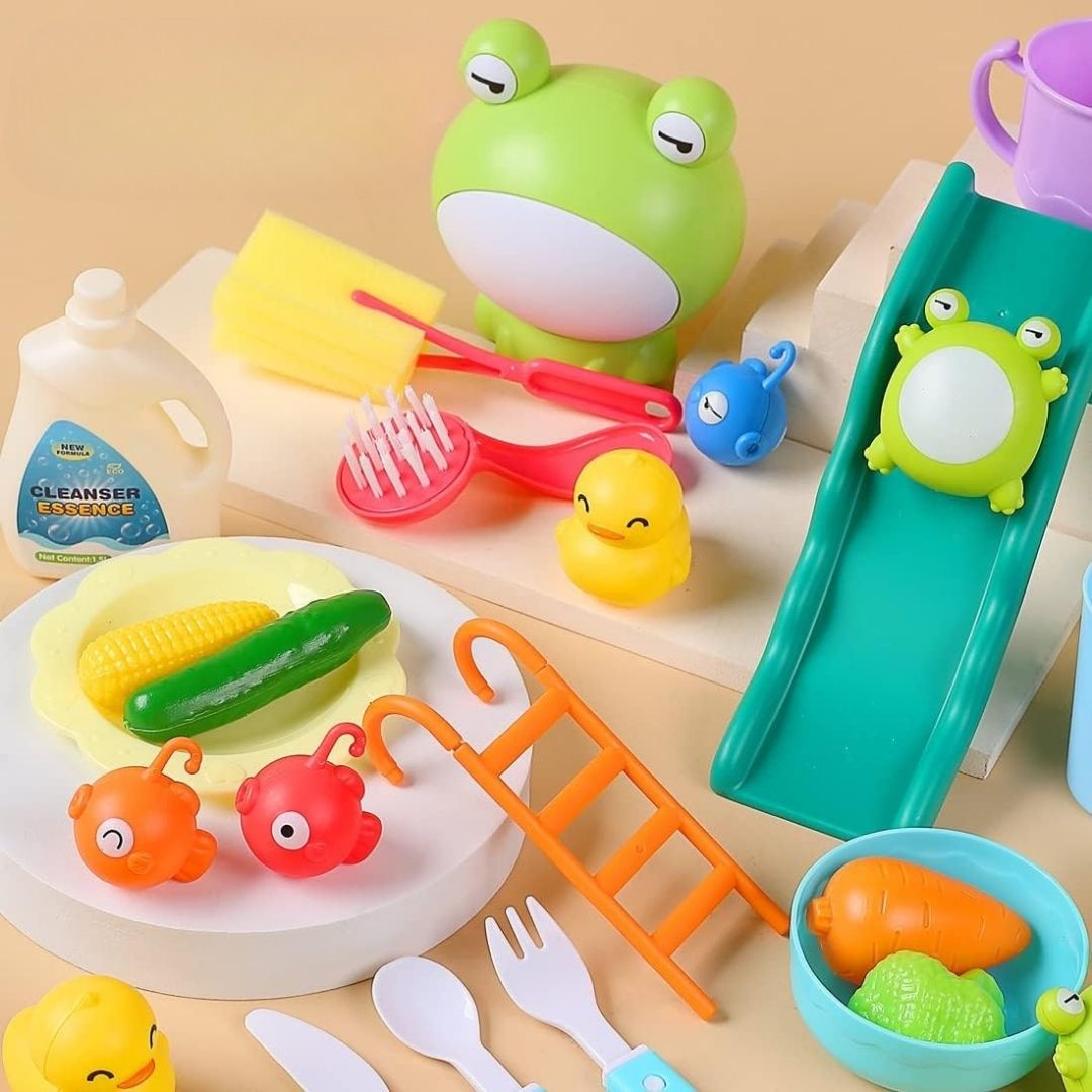 Kinder Spülbecken mit echtem Wasserhahn