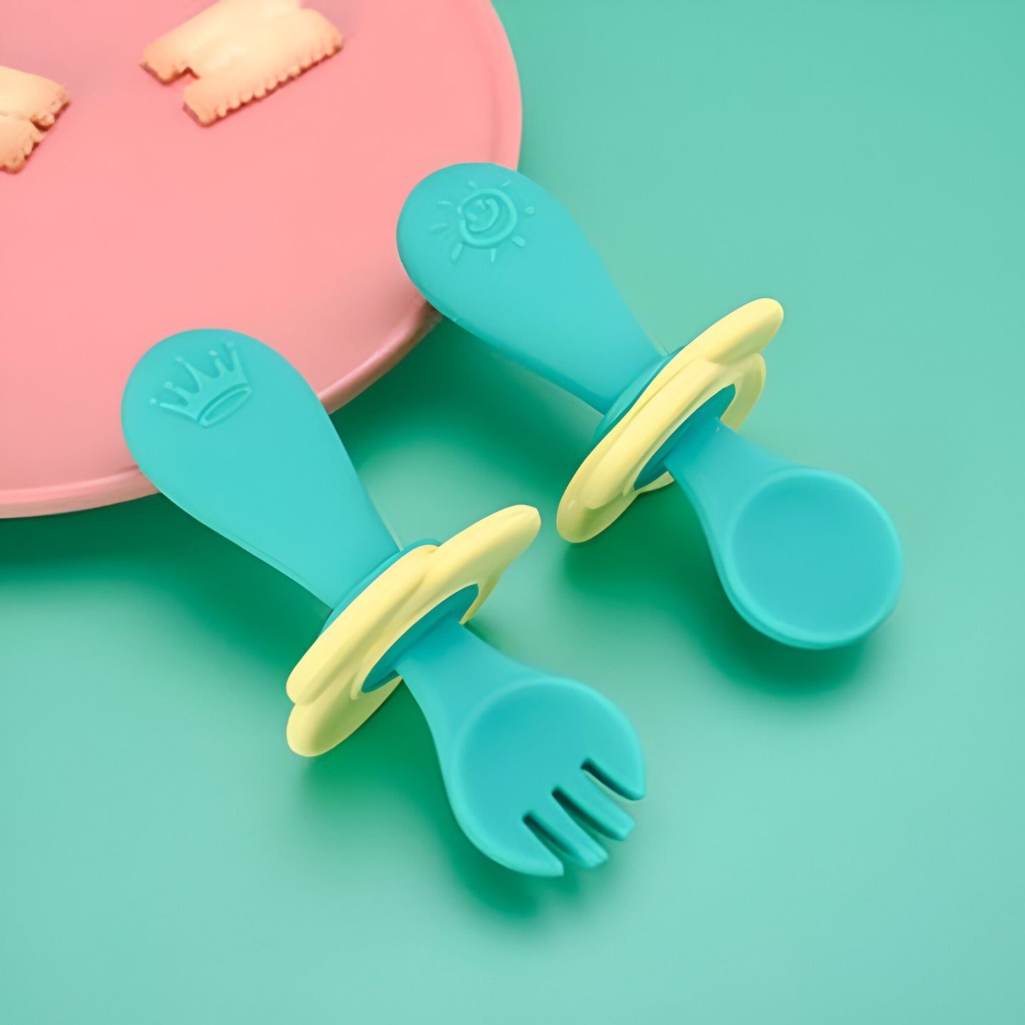Baby Silikon Besteckset