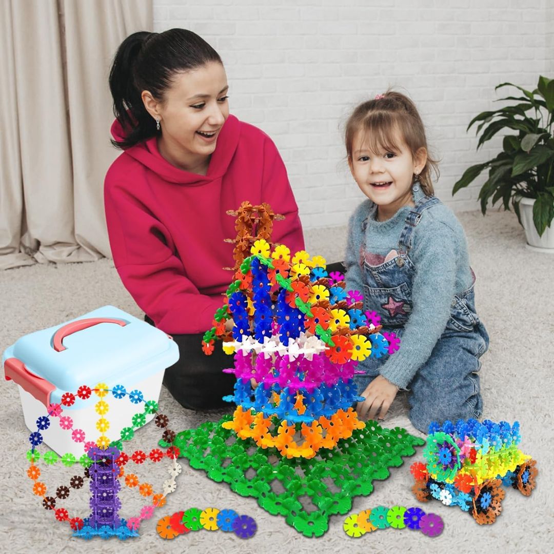 Montessori Flocken Spielbausteine