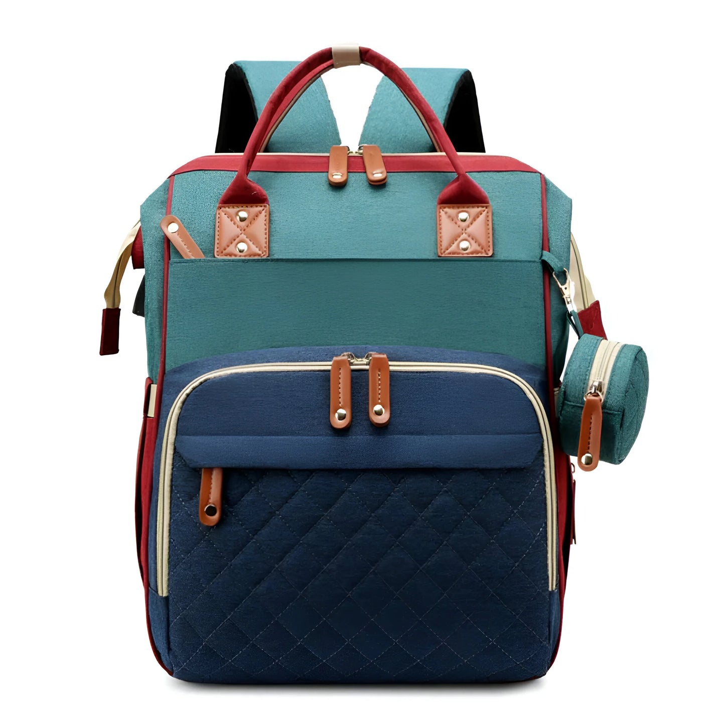 WickelBuddy - Babyrucksack mit integriertem Bett