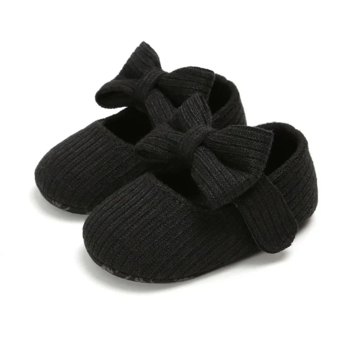 Baby Stoffschuhe mit Schleife