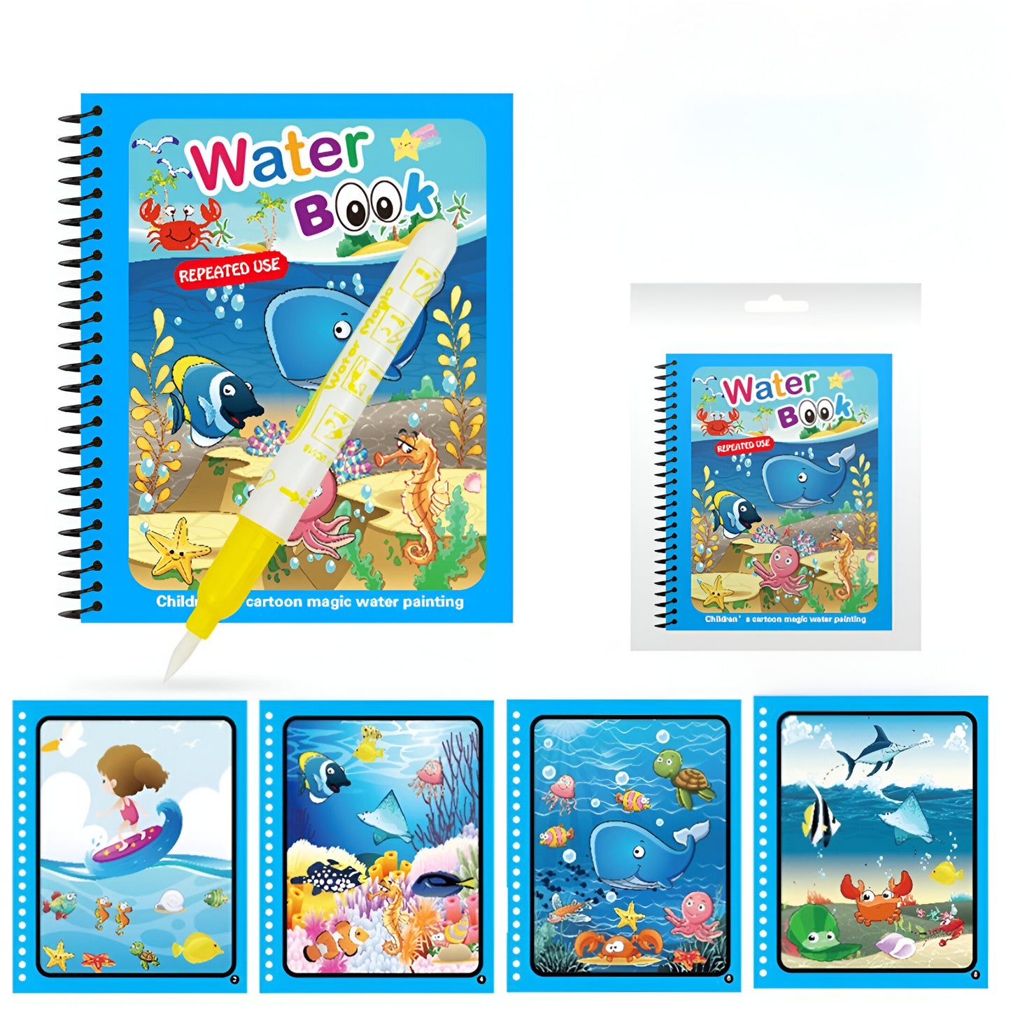 Kinder Zauber Malbuch