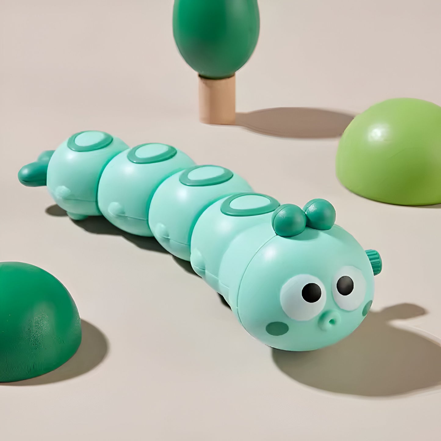 WackelWurm – Lustiges Aufziehspielzeug zum Krabbeln & Staunen