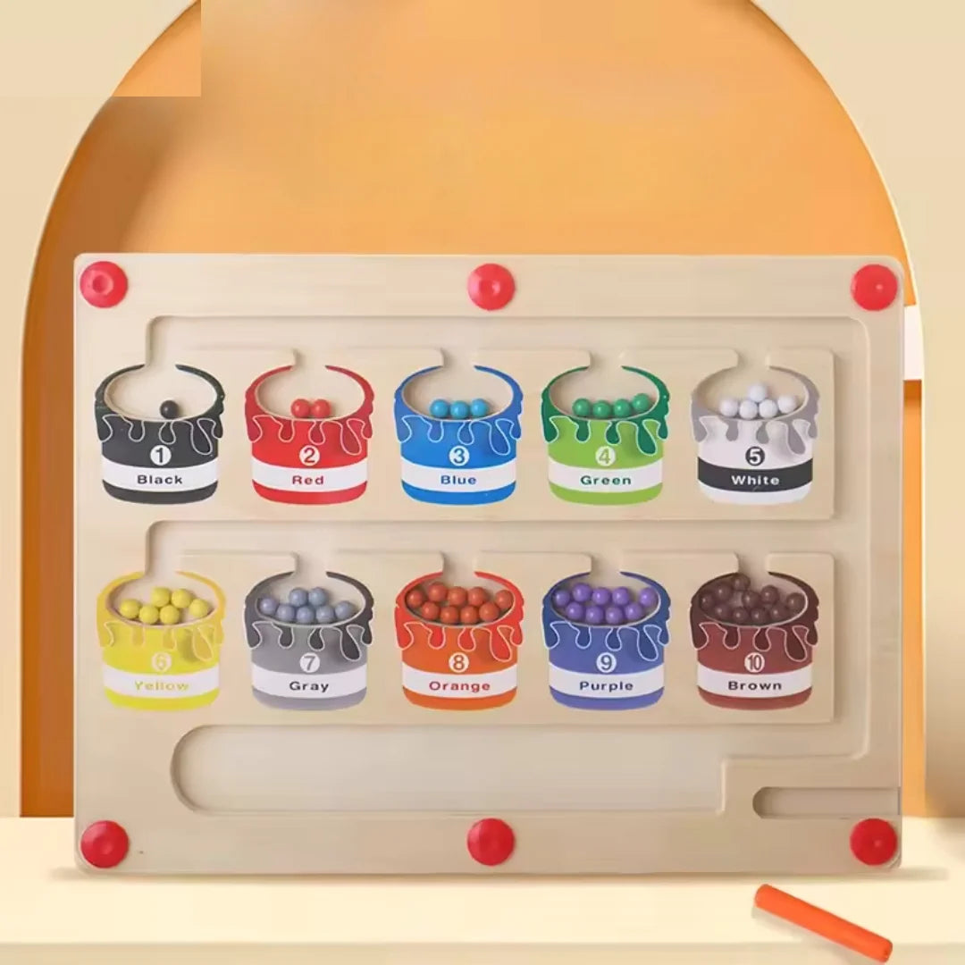 MagnaMaze – Holzlabyrinth-Spiel für Kinder