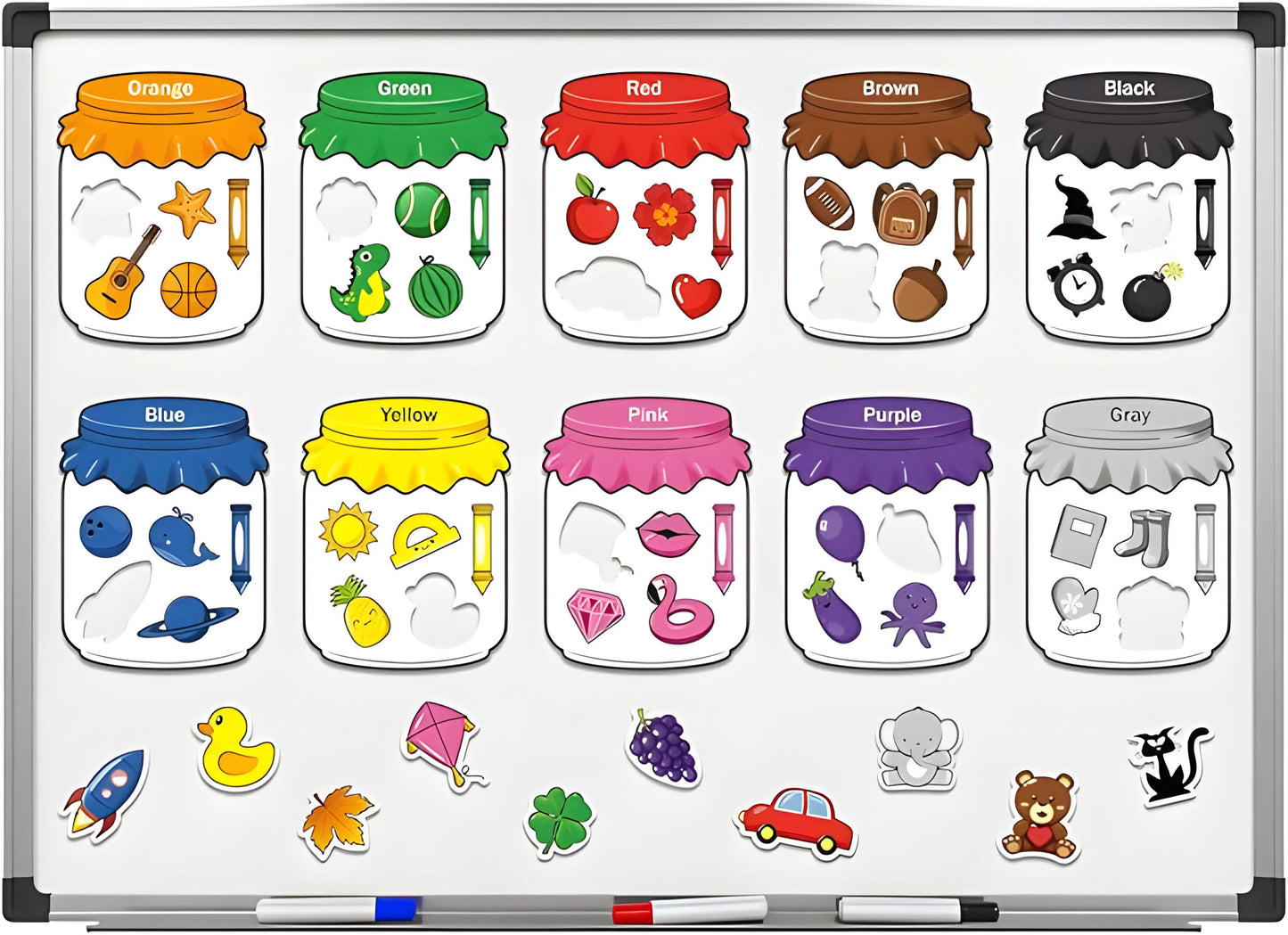 ColorMatch - Magnetisches Sortierspiel für Kinder