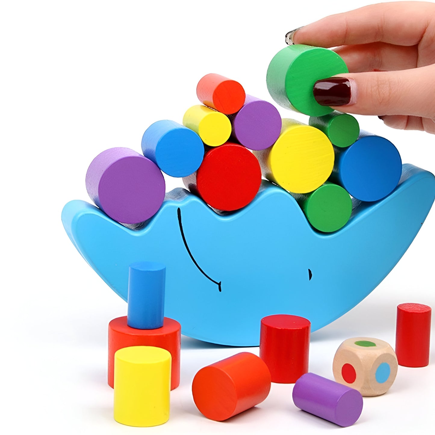 Buntes Farb-Stapel-Spielzeug
