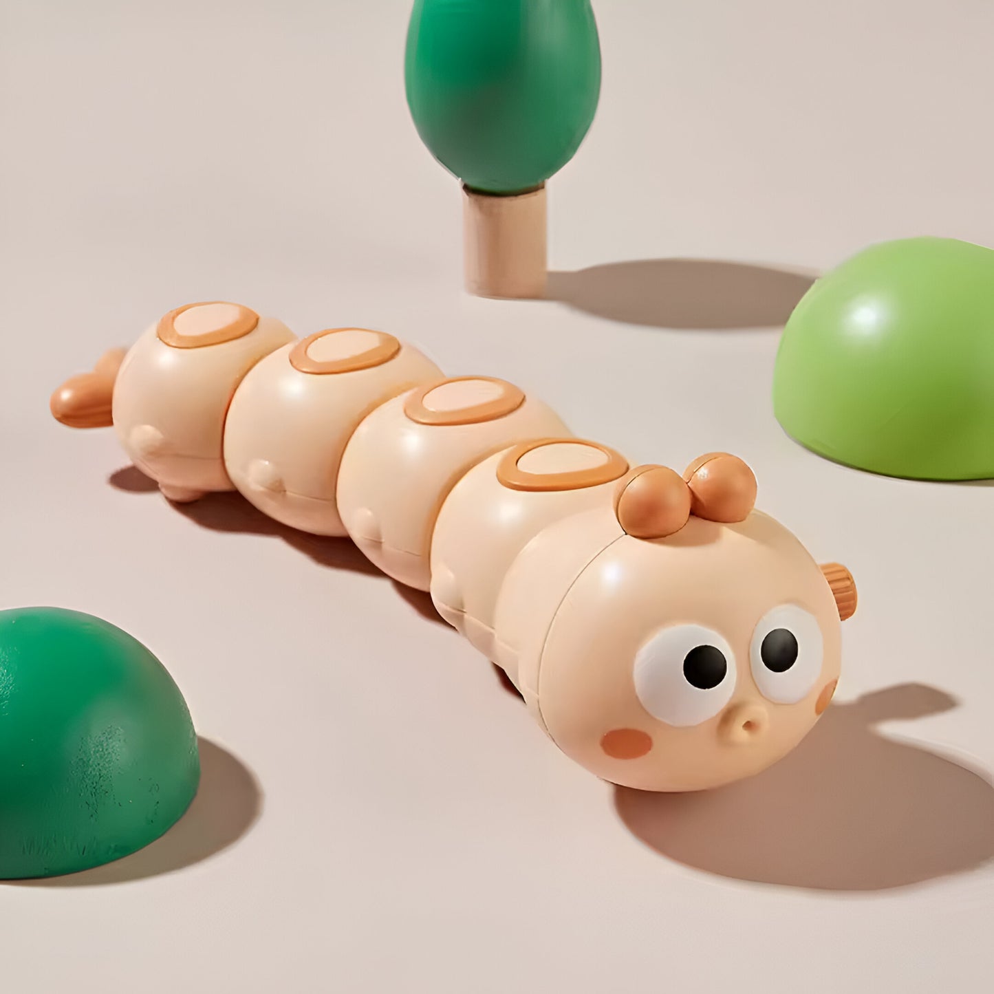 WackelWurm – Lustiges Aufziehspielzeug zum Krabbeln & Staunen